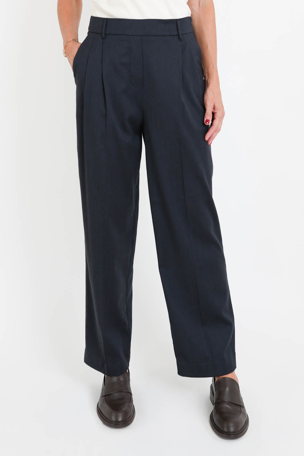  Pomandère, Hose aus Wolle in Dark Blue