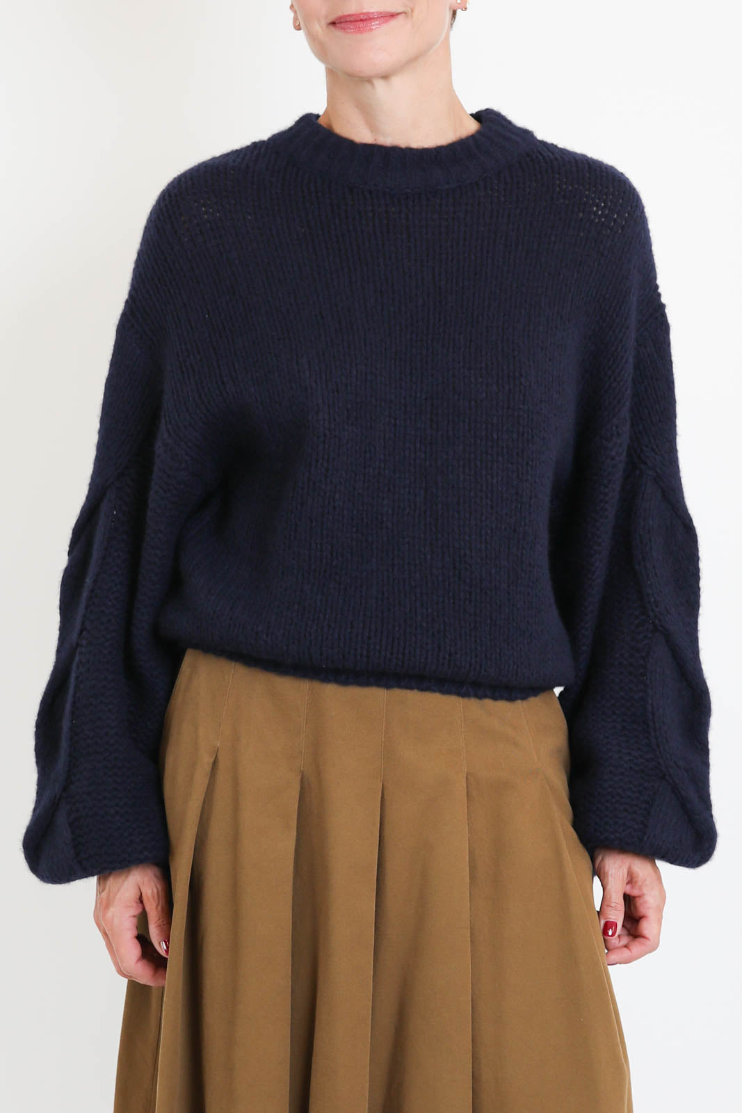 Lisa Yang, Pullover Runi in Navy
