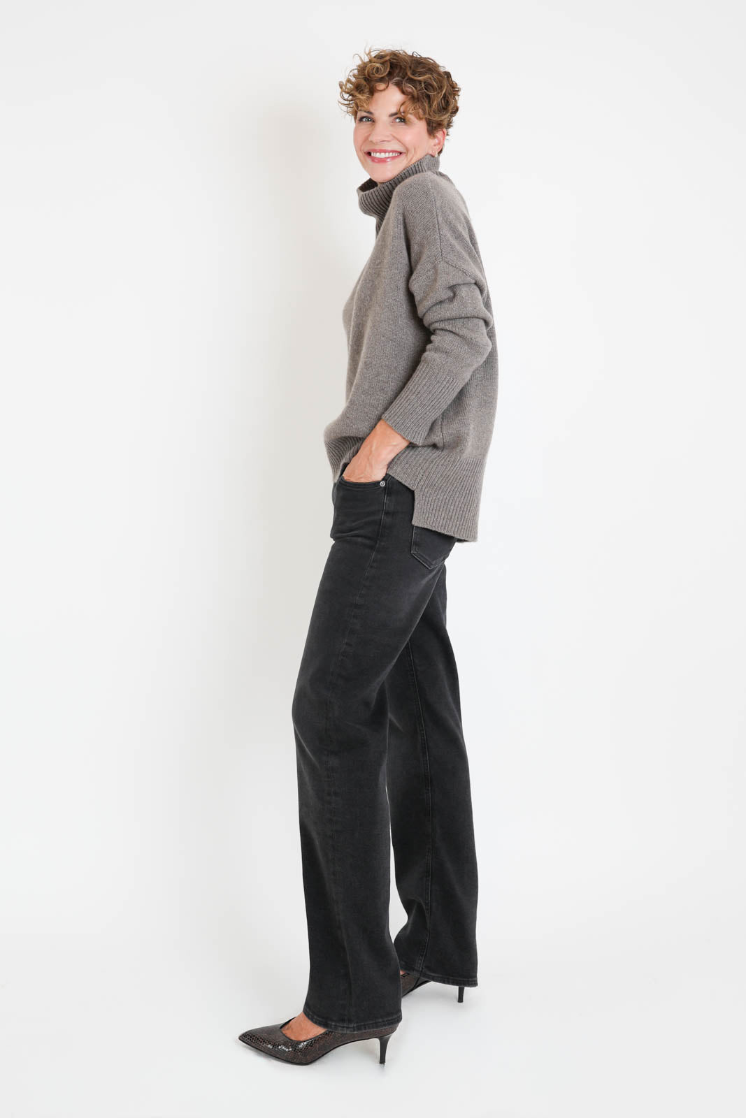 Lisa Yang, Pullover Heidi in Truffle