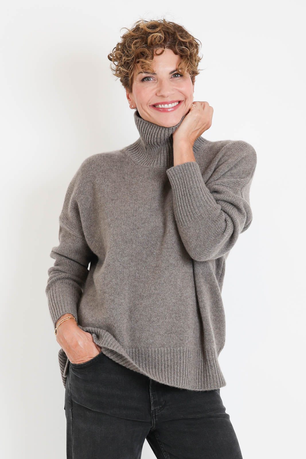 Lisa Yang, Pullover Heidi in Truffle
