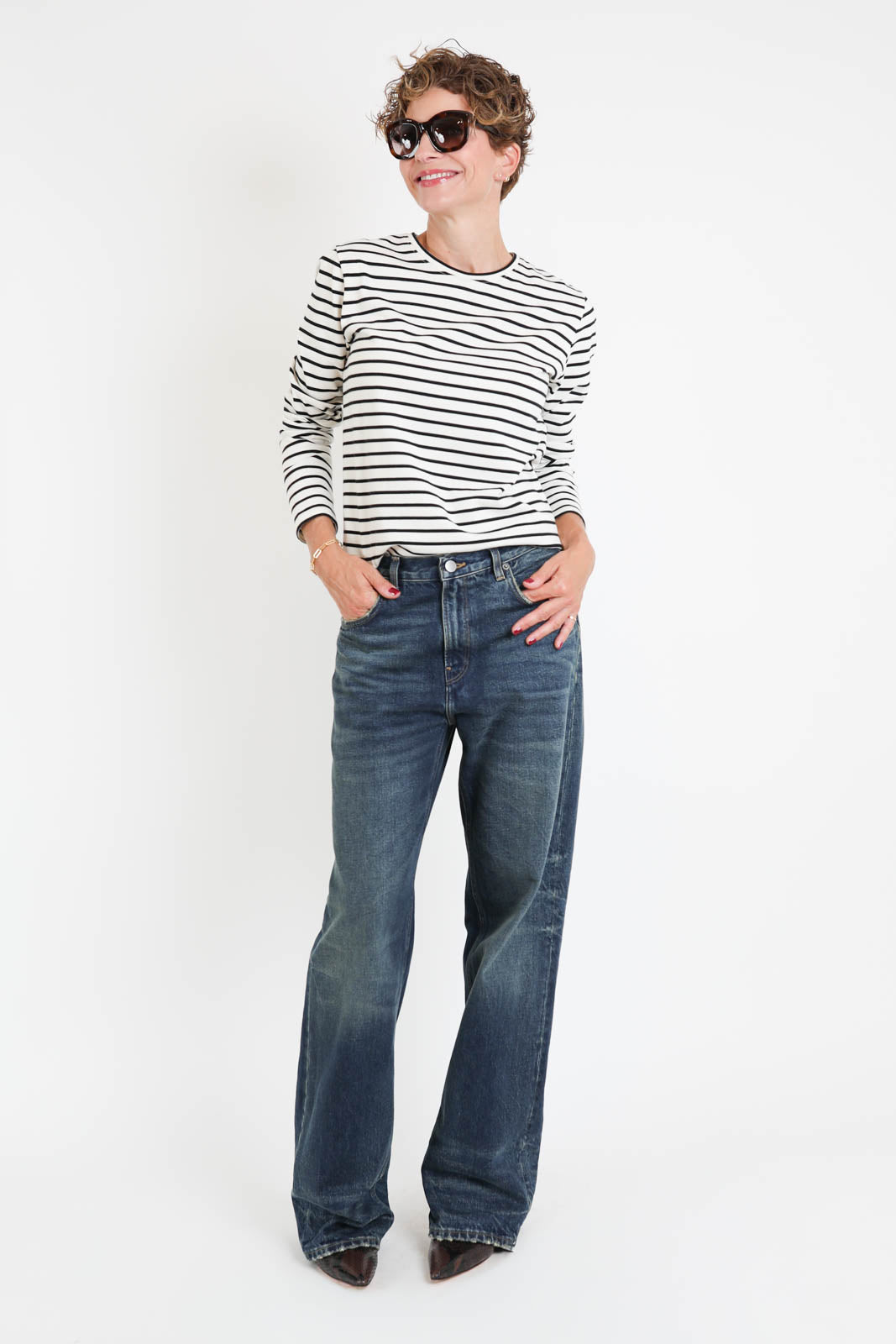Haikure, Jeans Bonnie in Vintage Blue