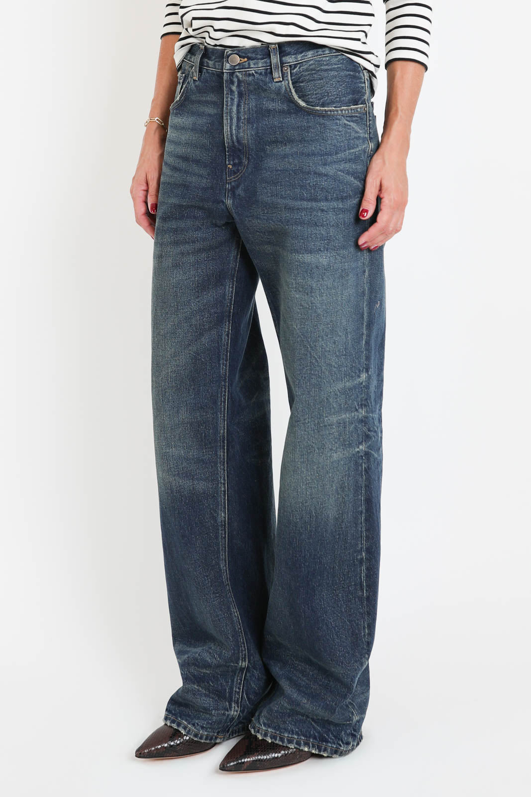 Haikure, Jeans Bonnie in Vintage Blue