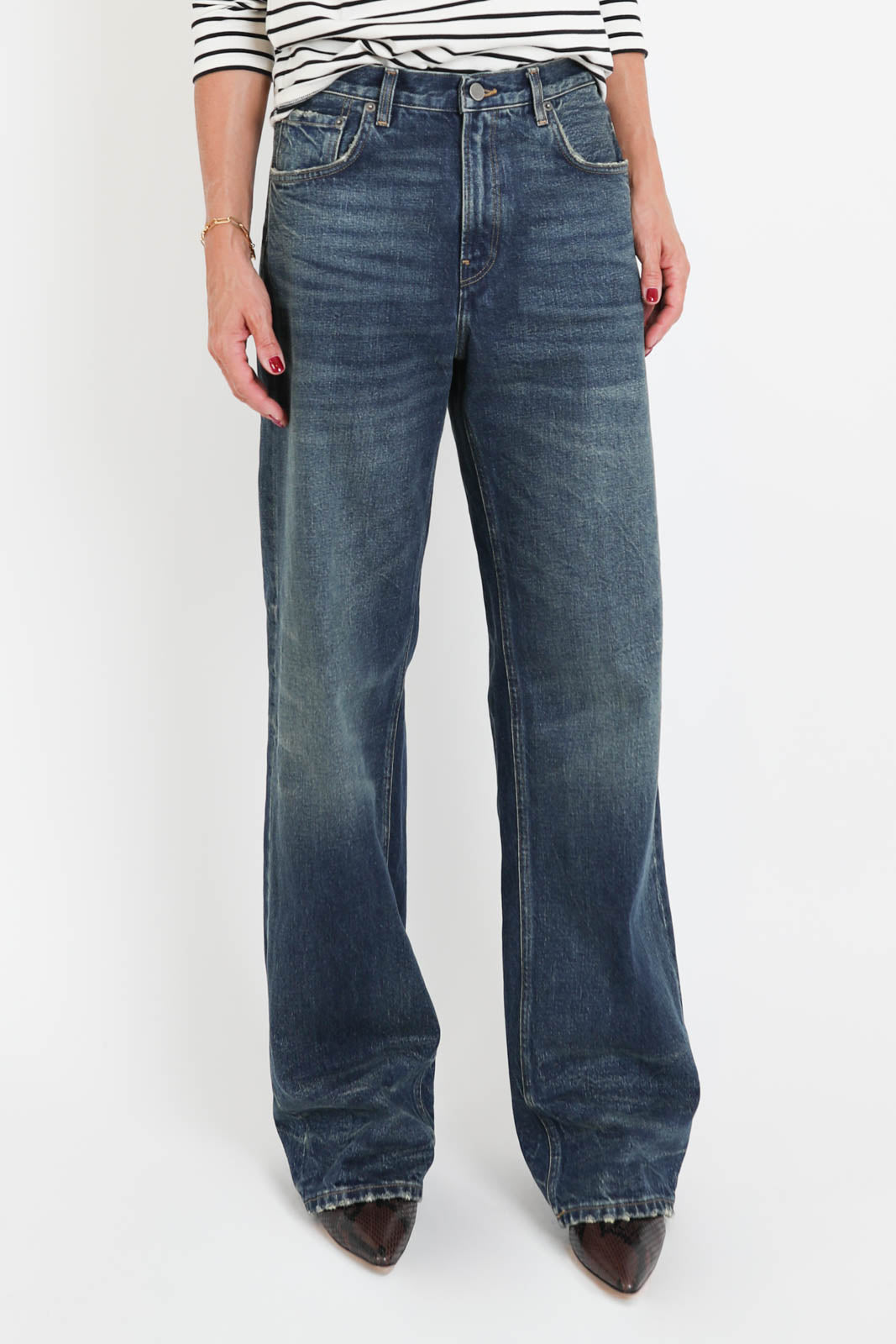 Haikure, Jeans Bonnie in Vintage Blue