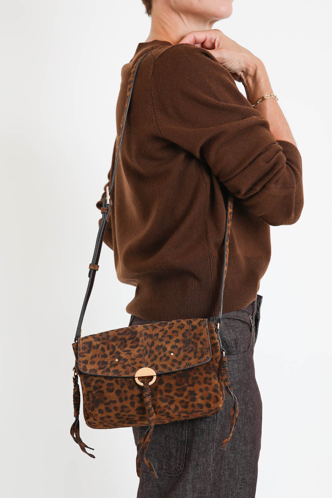 Vanessa Bruno, Tasche Clutch Othilia in Fauve