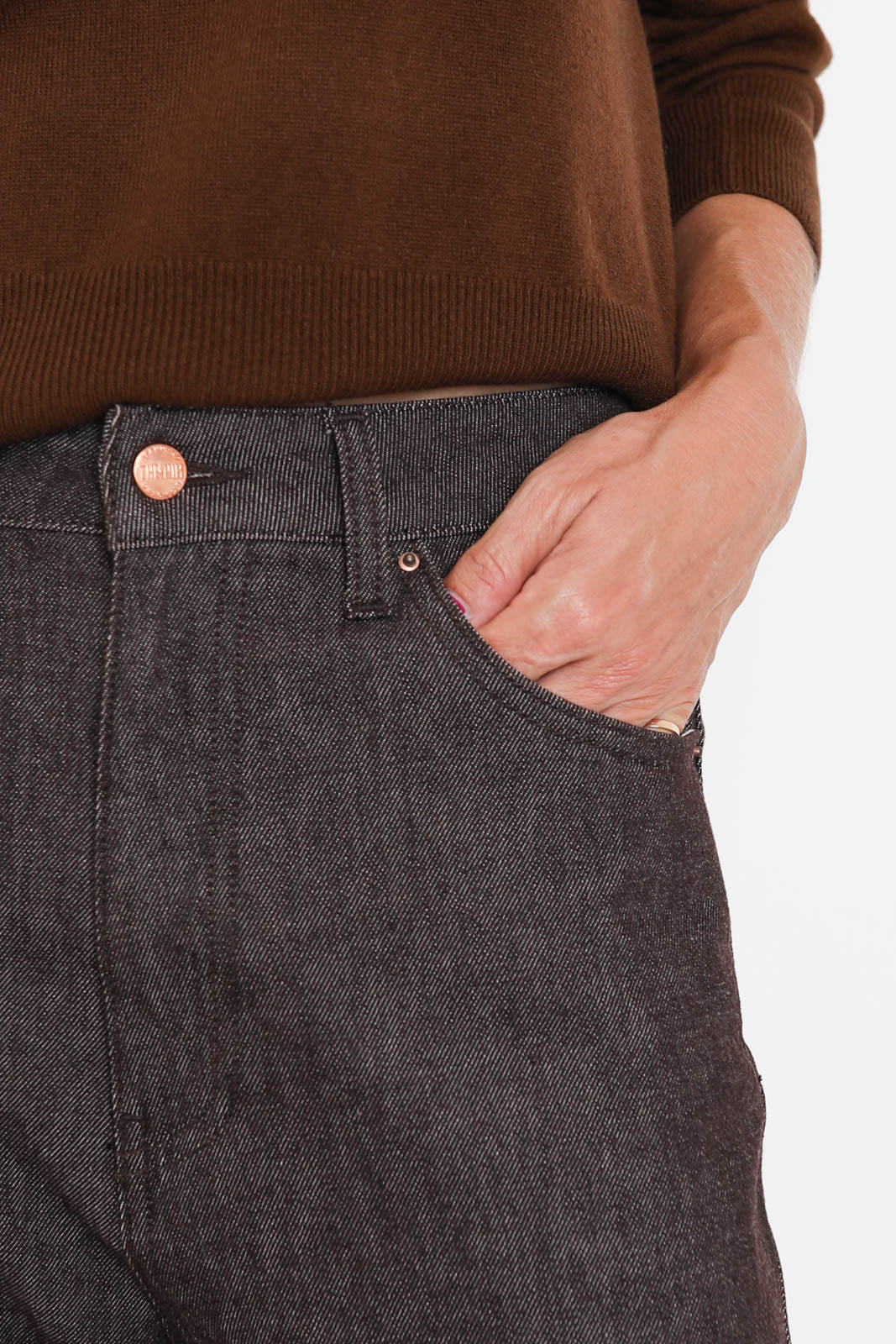 The Nim, Jeans Diana in Burgundy