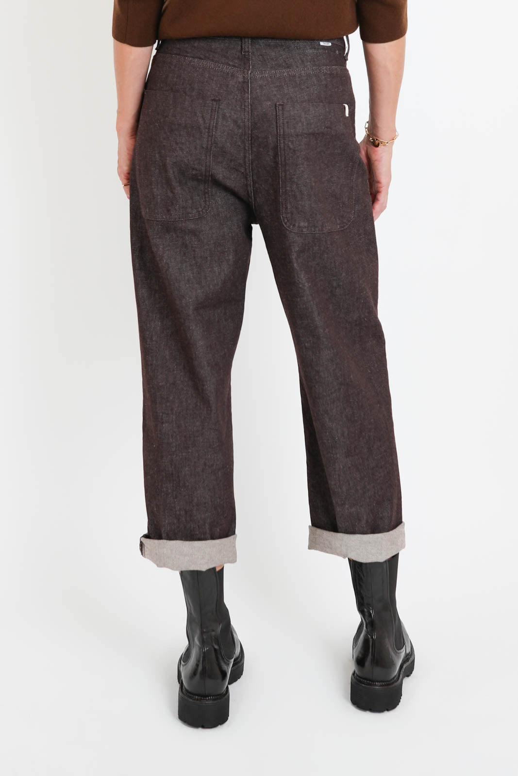 The Nim, Jeans Diana in Burgundy