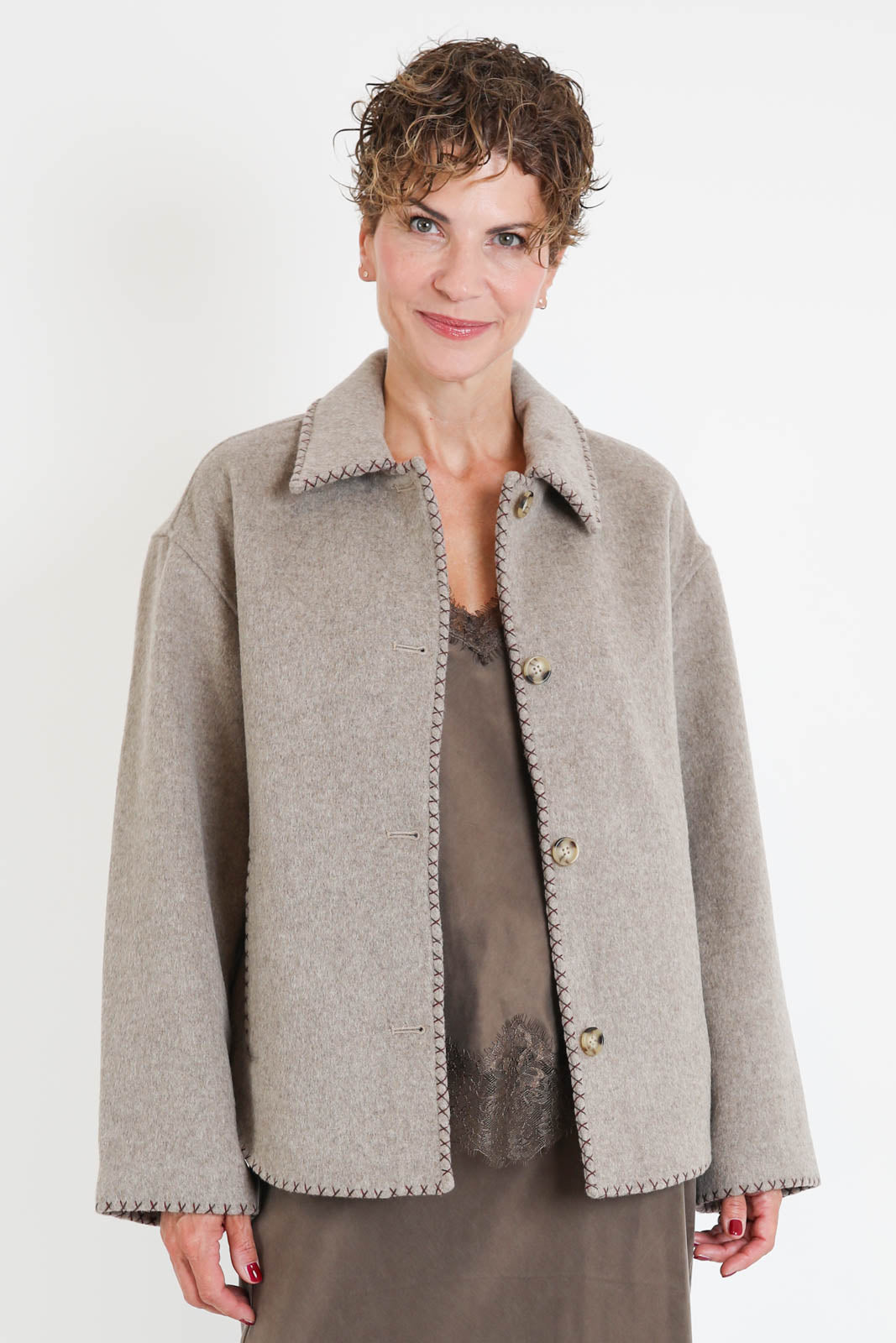 Xirena, Jacke Dean in Taupe