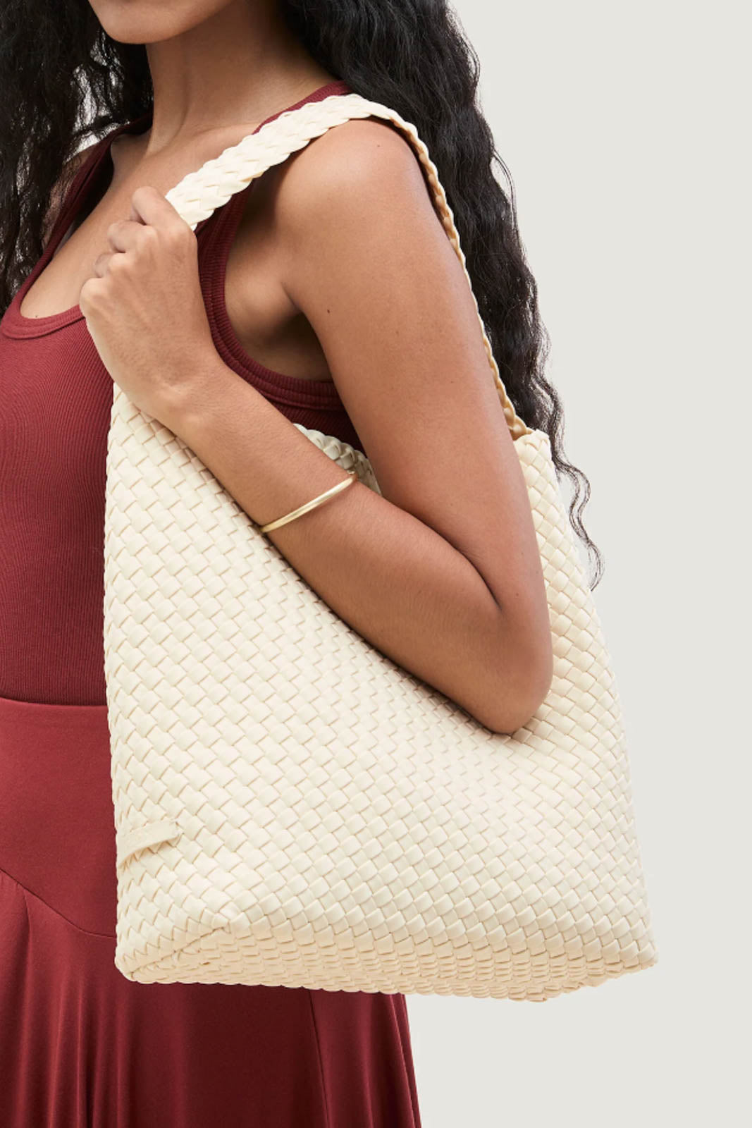 Naghedi, Tasche Nomad Medium Hobo in Salt