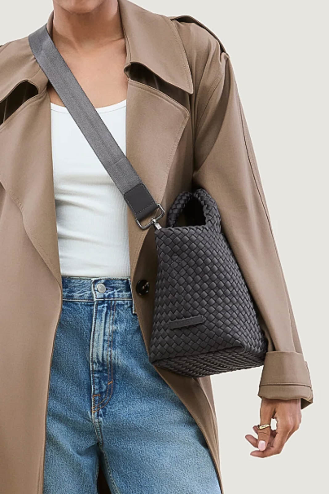 Naghedi, Tasche St. Barths Small in Ash