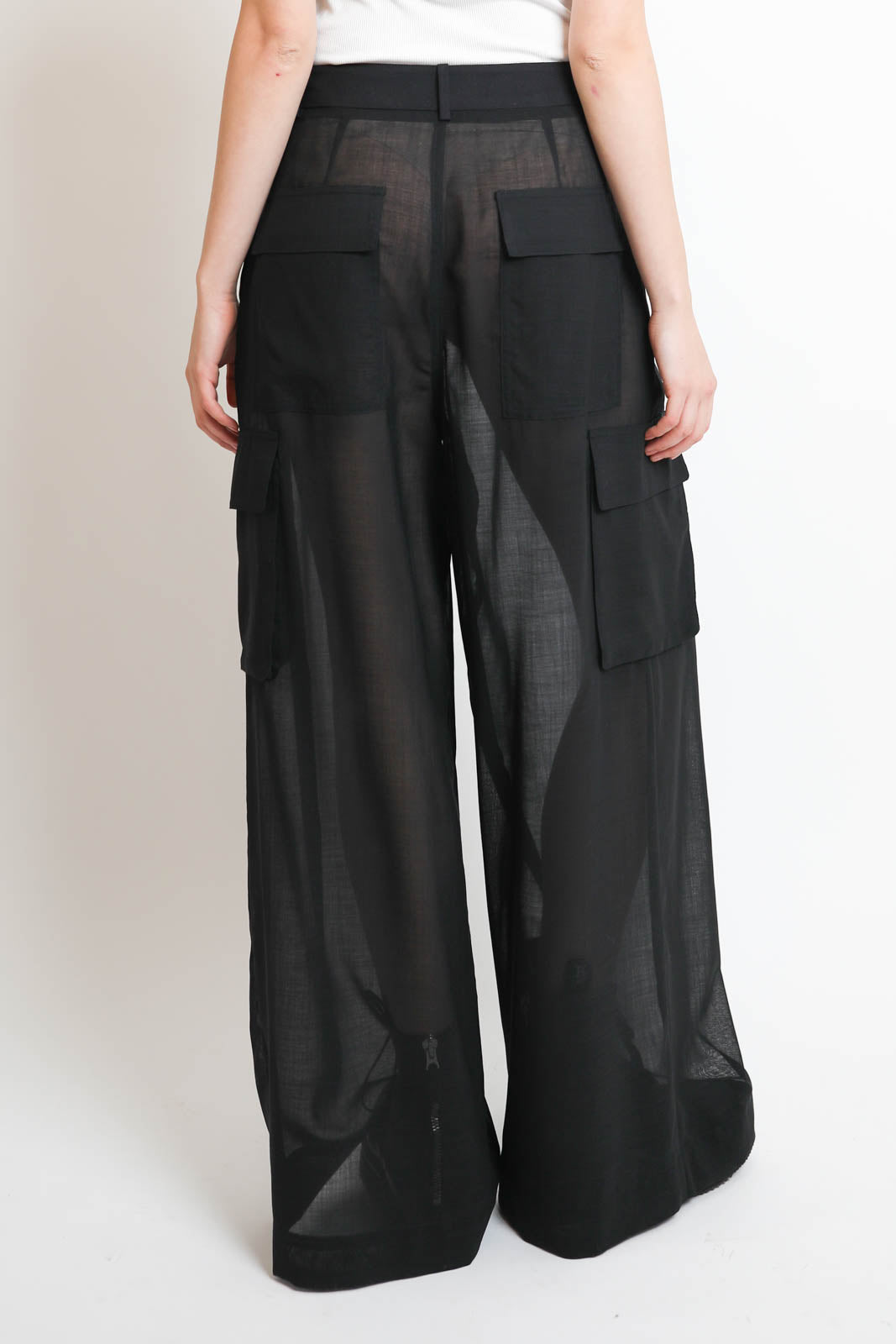 Tibi, Hose Sheer Wool in Black