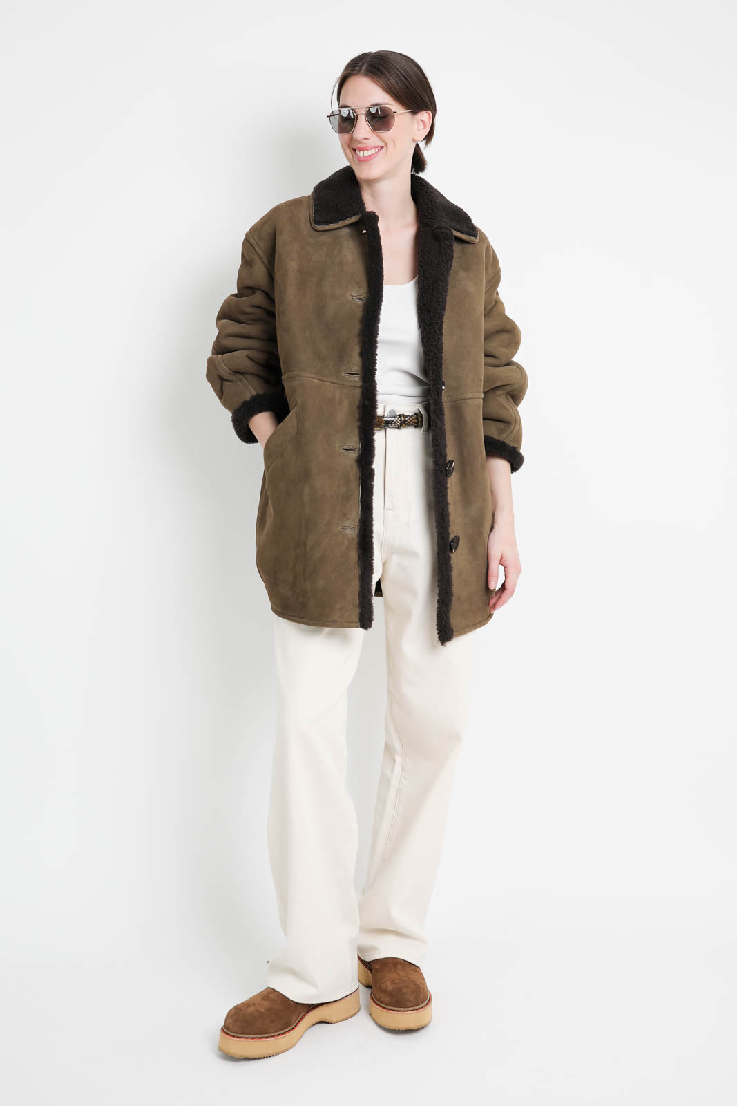 Soeur, Mantel Breda in Taupe