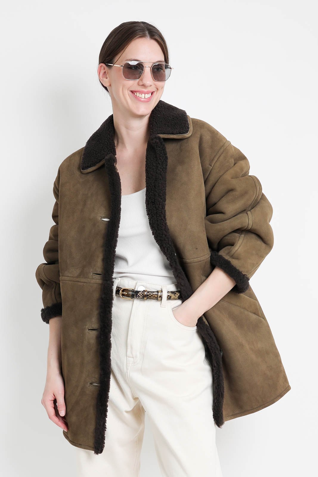 Soeur, Mantel Breda in Taupe