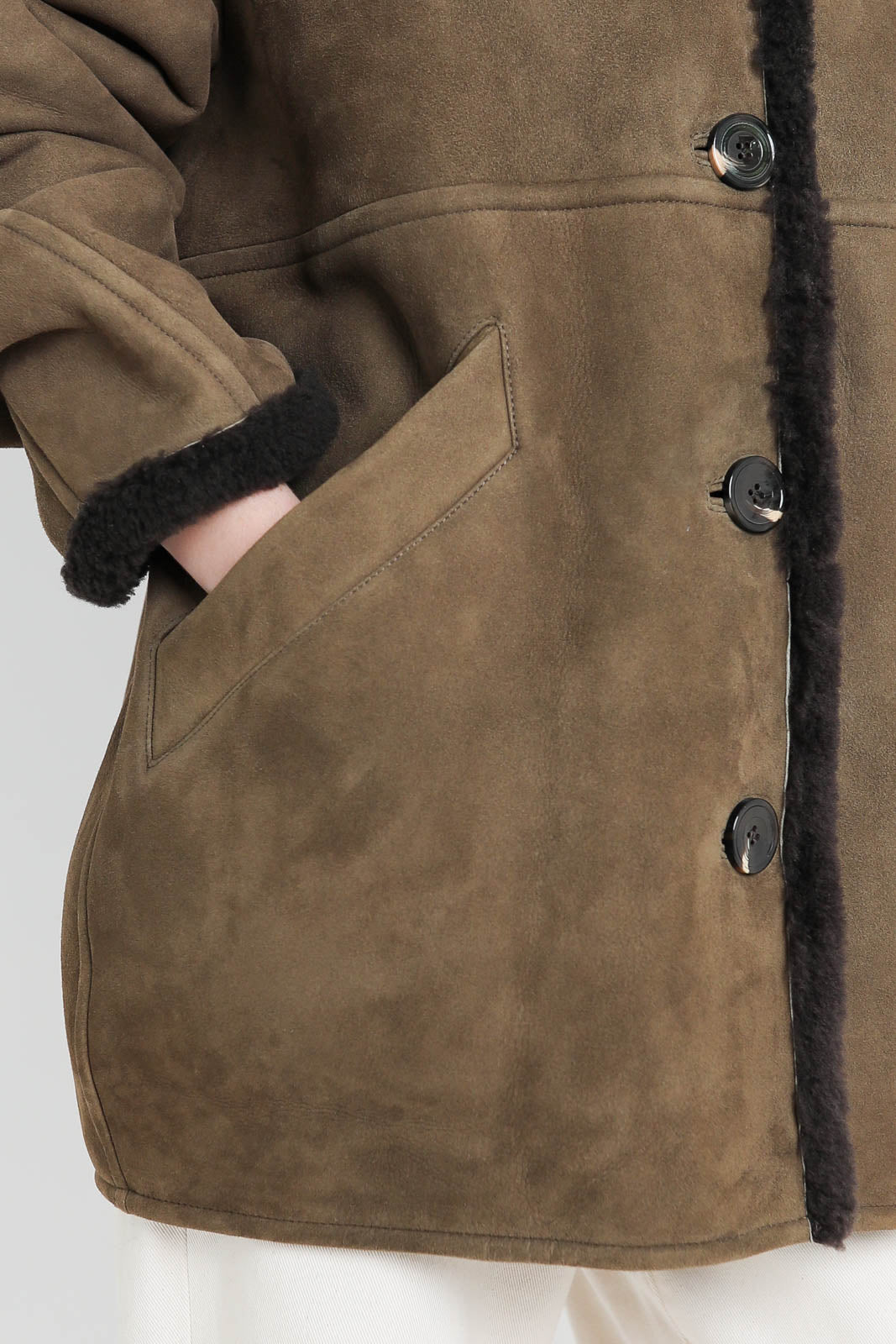 Soeur, Mantel Breda in Taupe