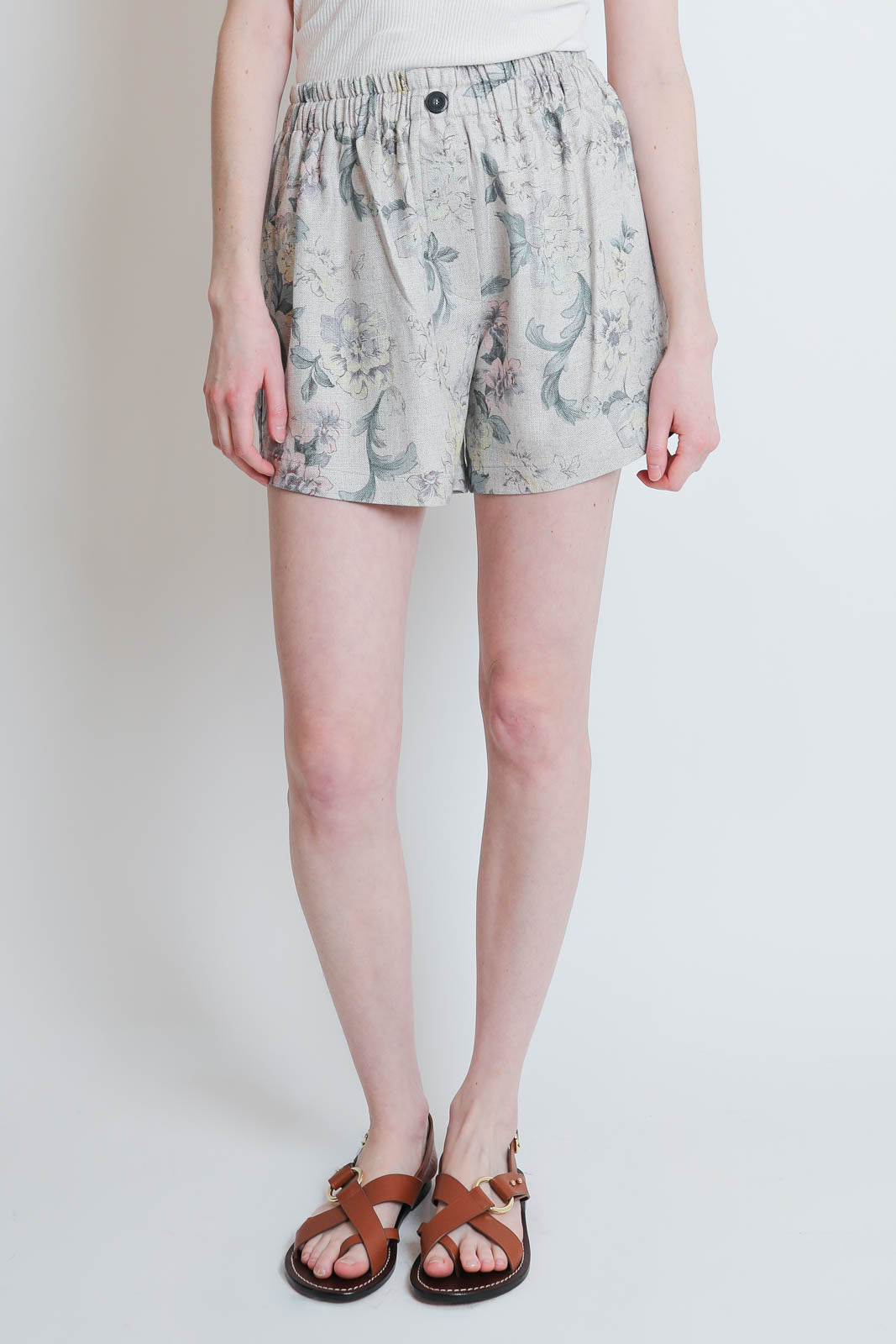 Forte-Forte, Shorts Peonia My Love in Glicine