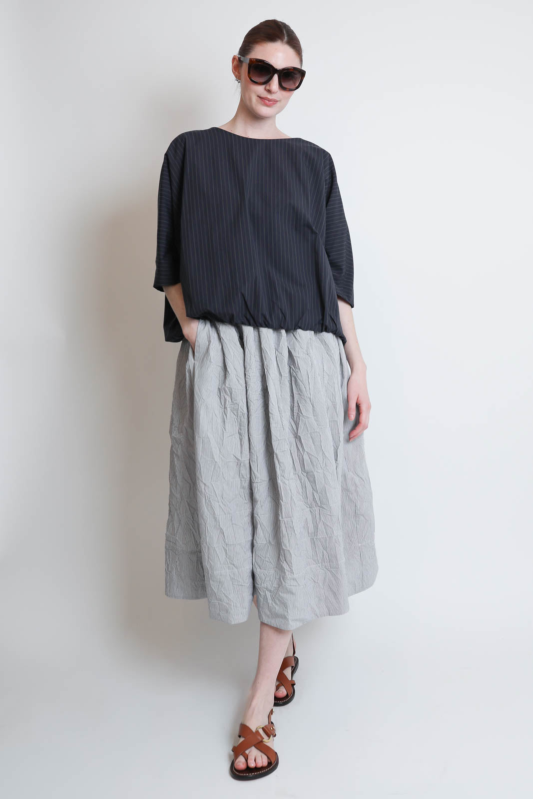 Apuntob, Top aus Baumwolle in Abyss