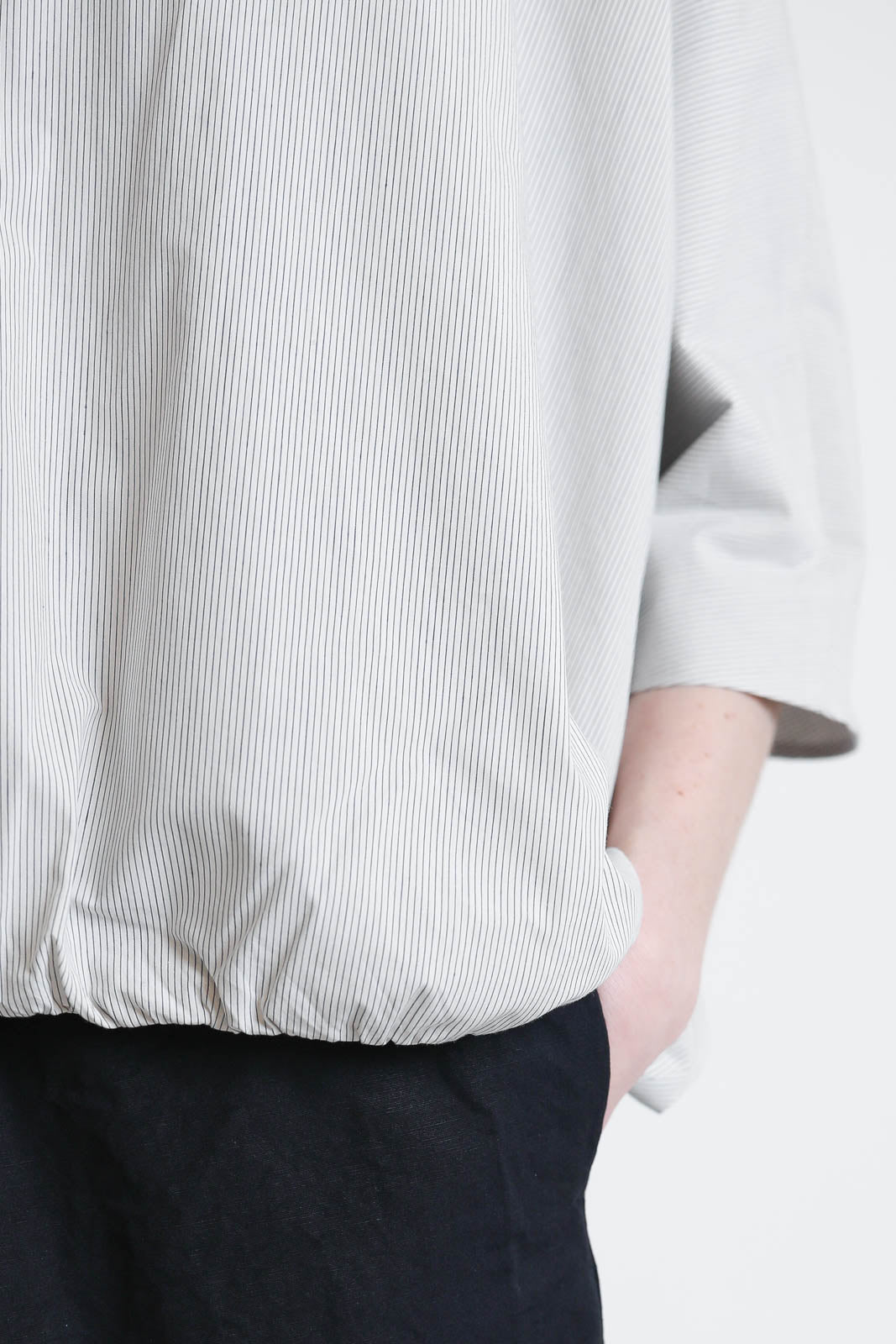 Apunto, Top aus Baumwolle in Meringue