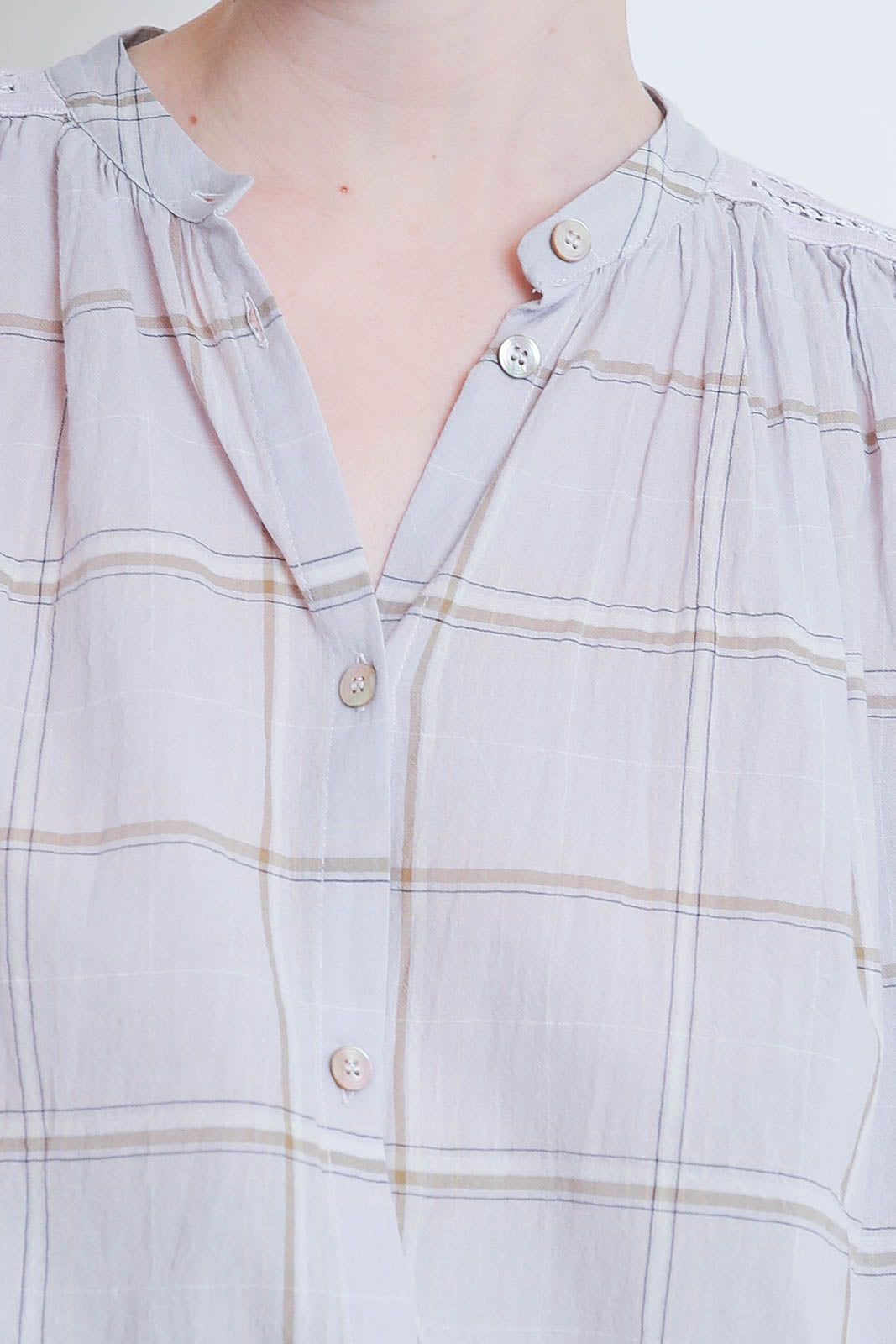 Forte-Forte, Bluse Crepe Voile in Lilac