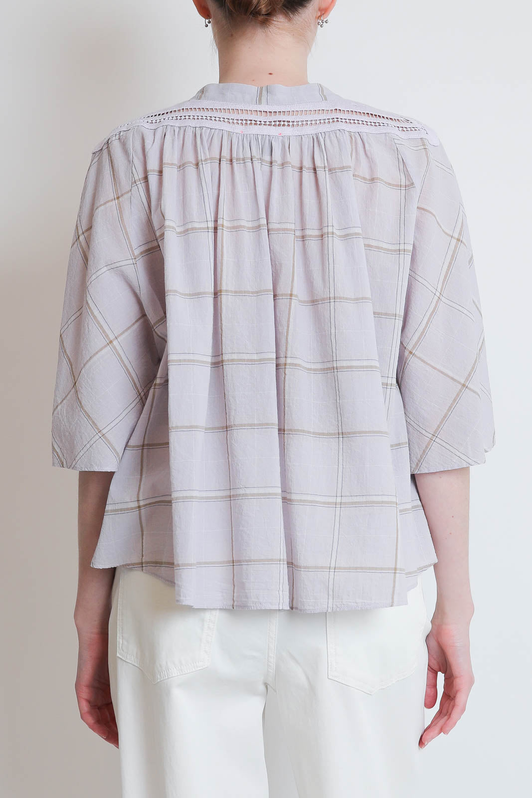 Forte-Forte, Bluse Crepe Voile in Lilac