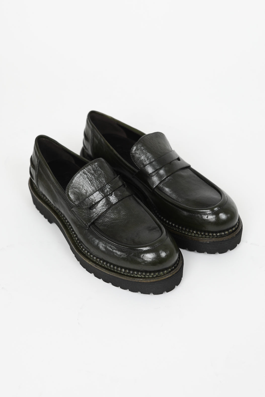 Loafer Buffalo in Dark Kaki