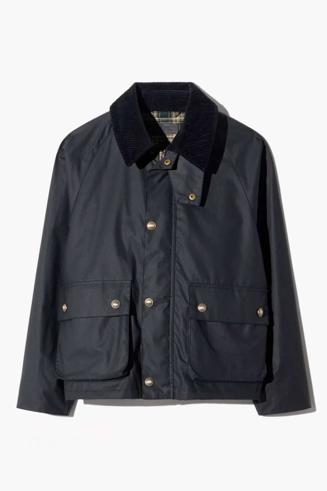 Nili Lotan, Jacke Brinley Waxed Short Parka in Schwarz