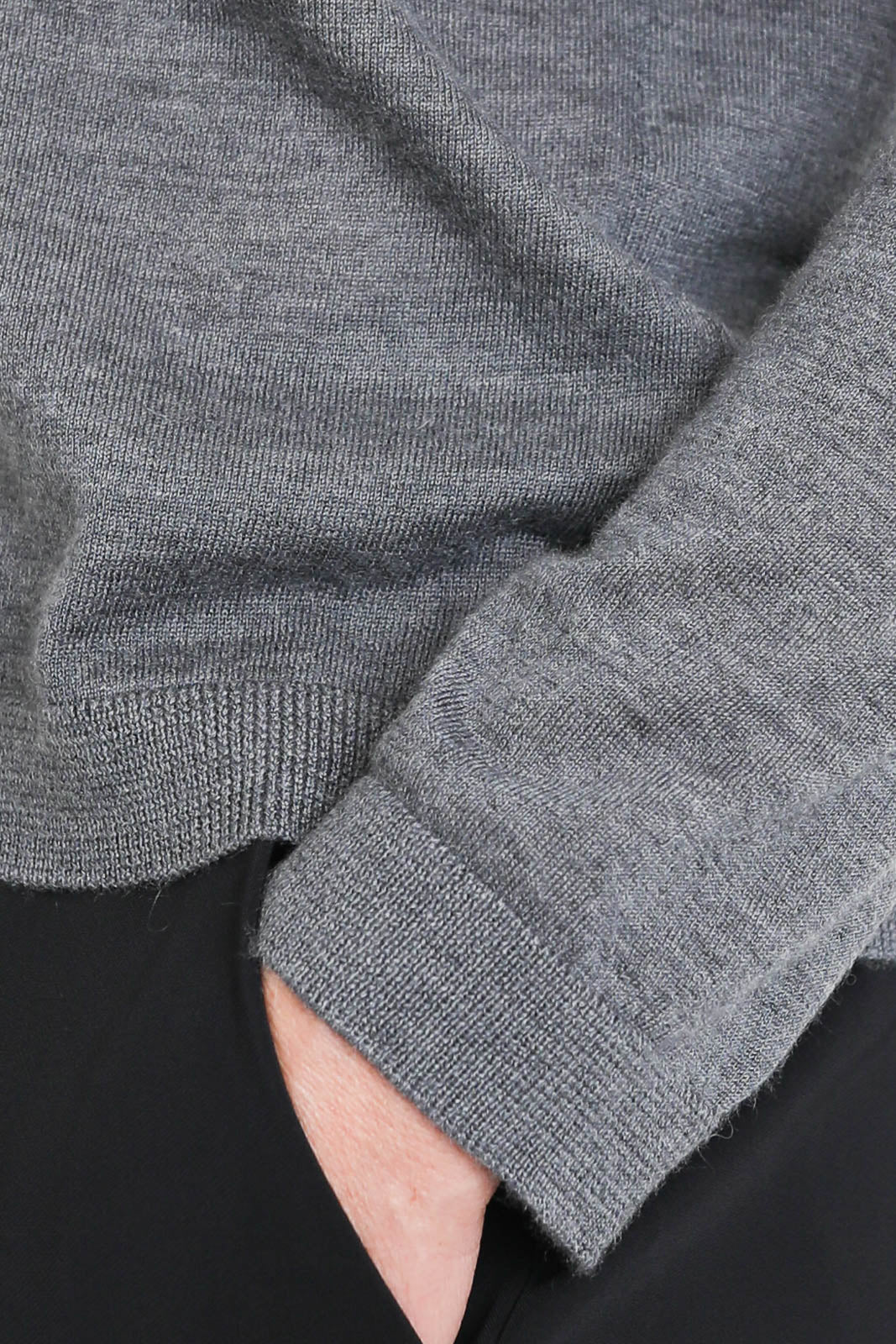 CO, Pullover Rolled in Grau