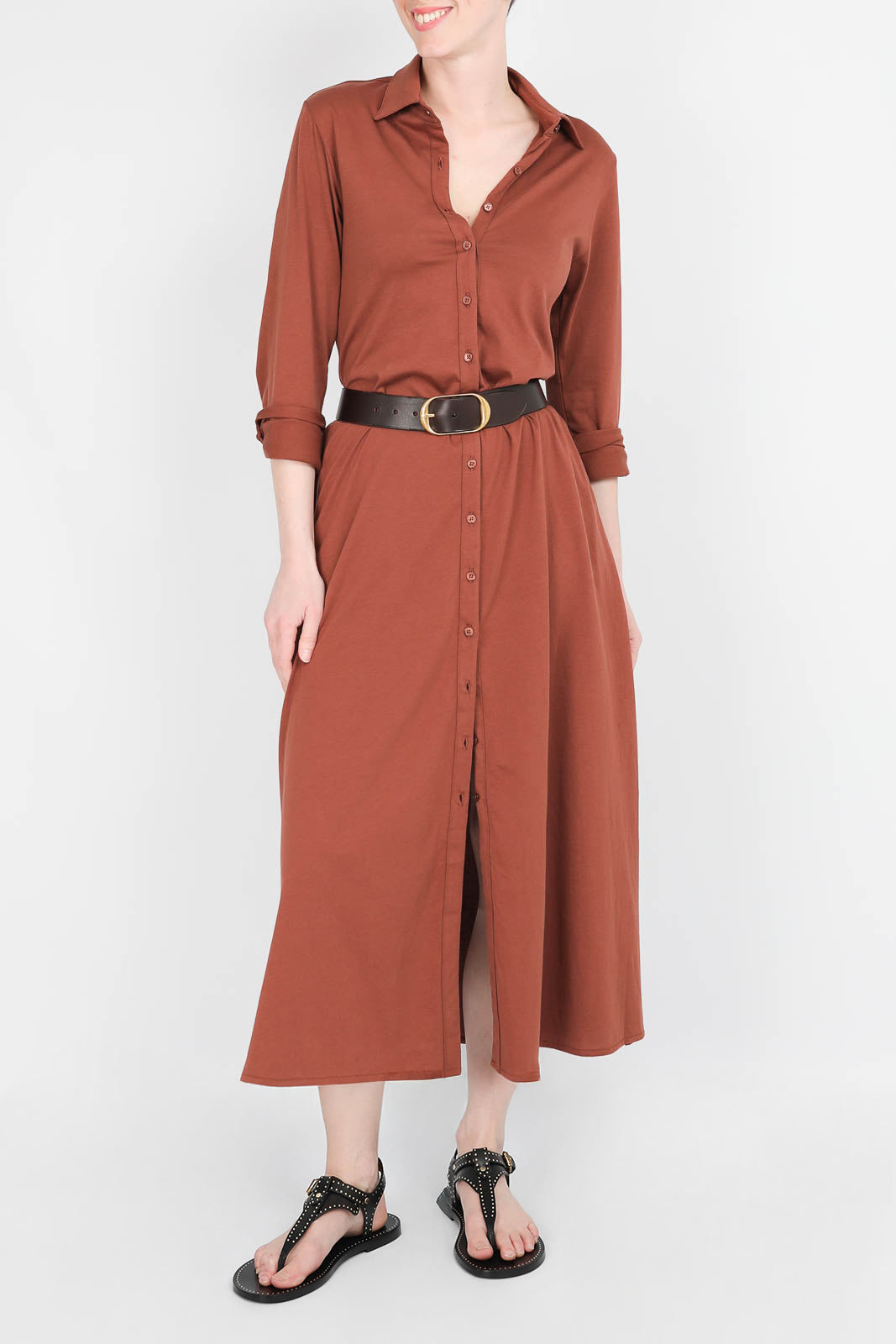 Kleid Elodie in Pecan