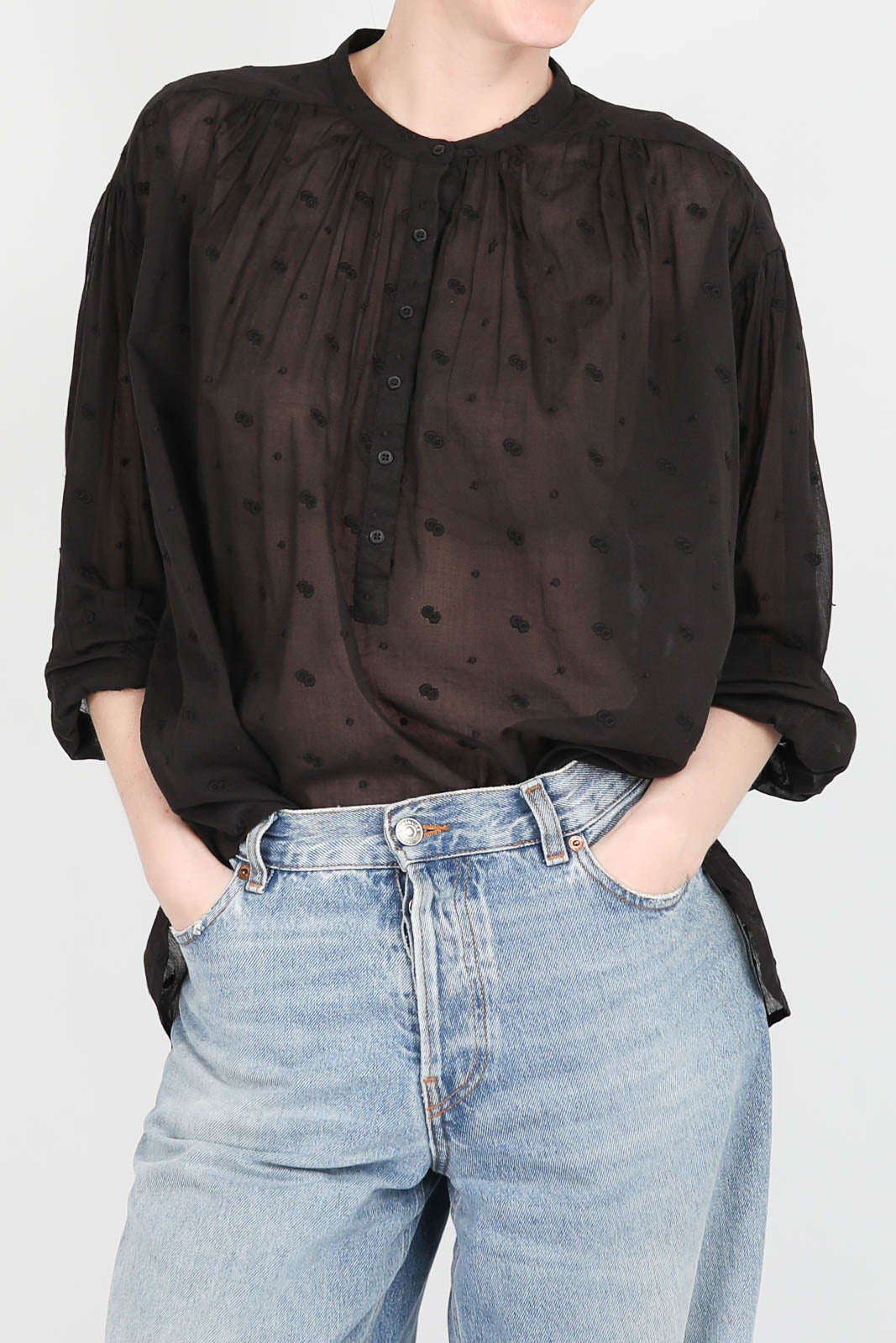 Bluse Neville in Schwarz