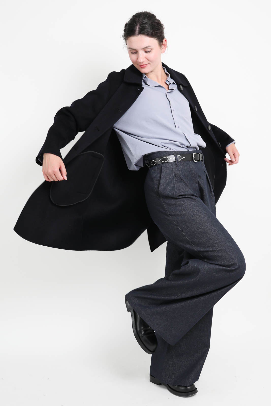 Vanessa Bruno Mantel Fabian In Marine