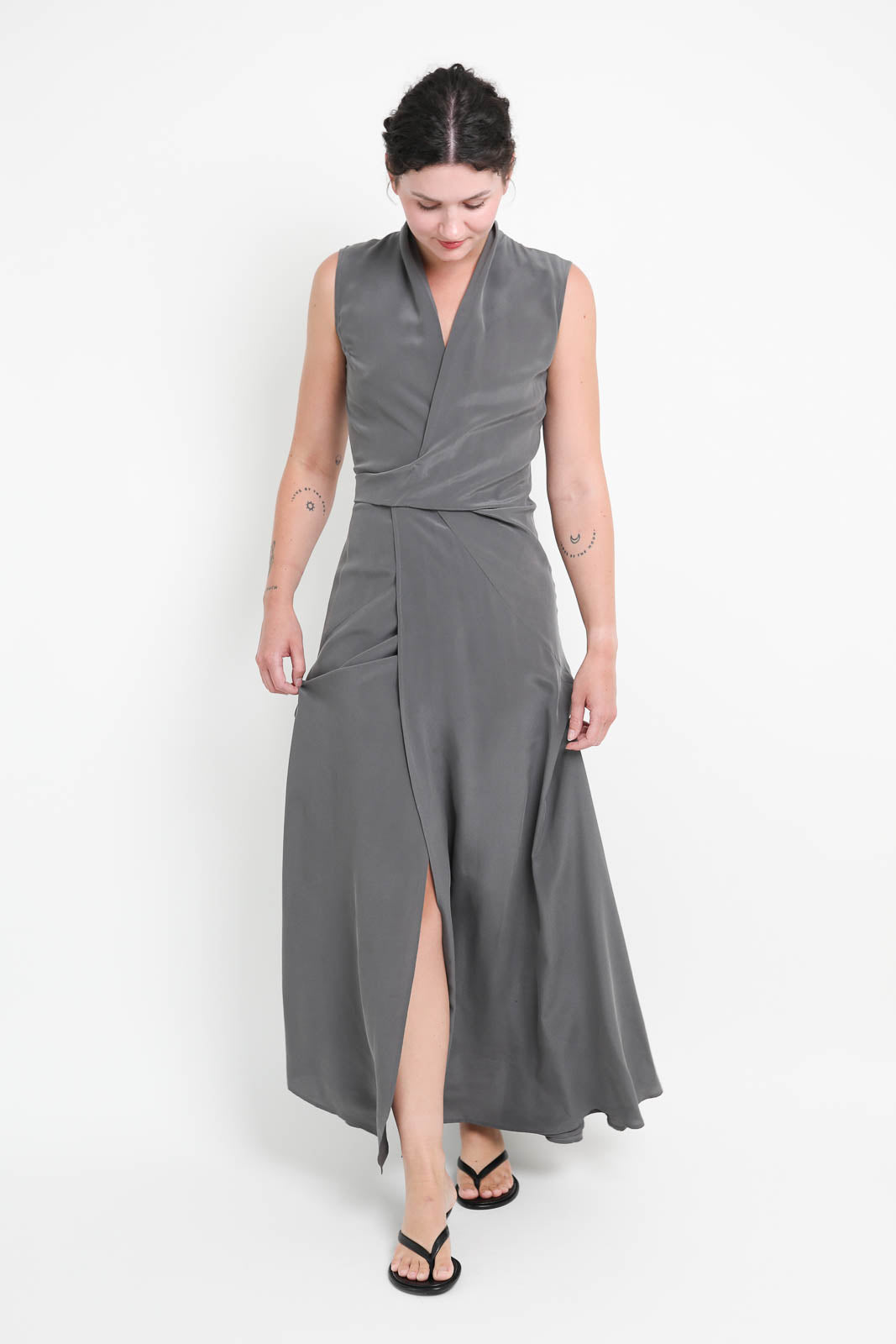 Vanessa Bruno Kleid Faye In Elephant