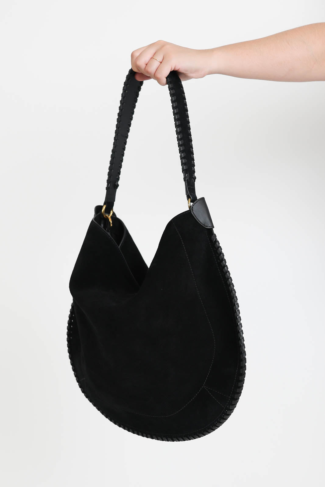 Isabel Marant, Tasche Oskan Hobo Soft in Schwarz