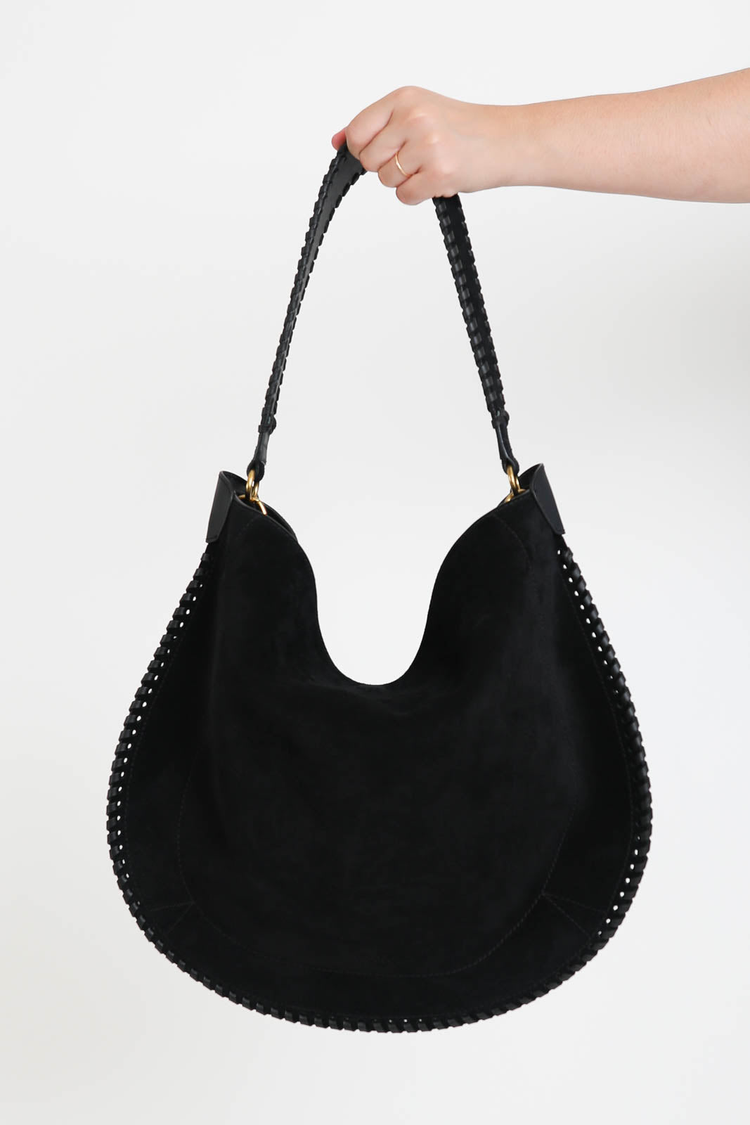 Isabel Marant, Tasche Oskan Hobo Soft in Schwarz