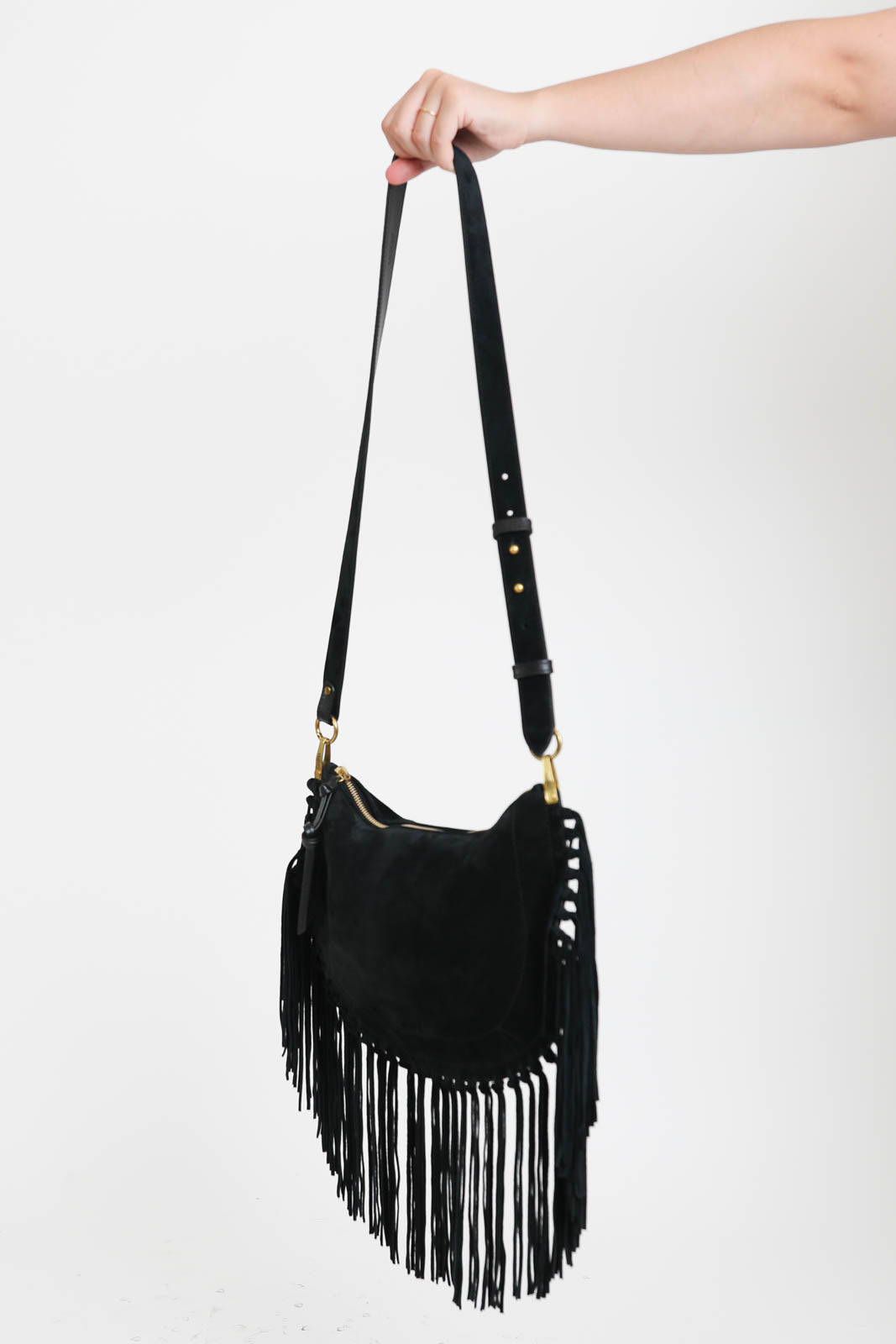 Isabel Marant, Tasche Oskan Soft in Schwarz