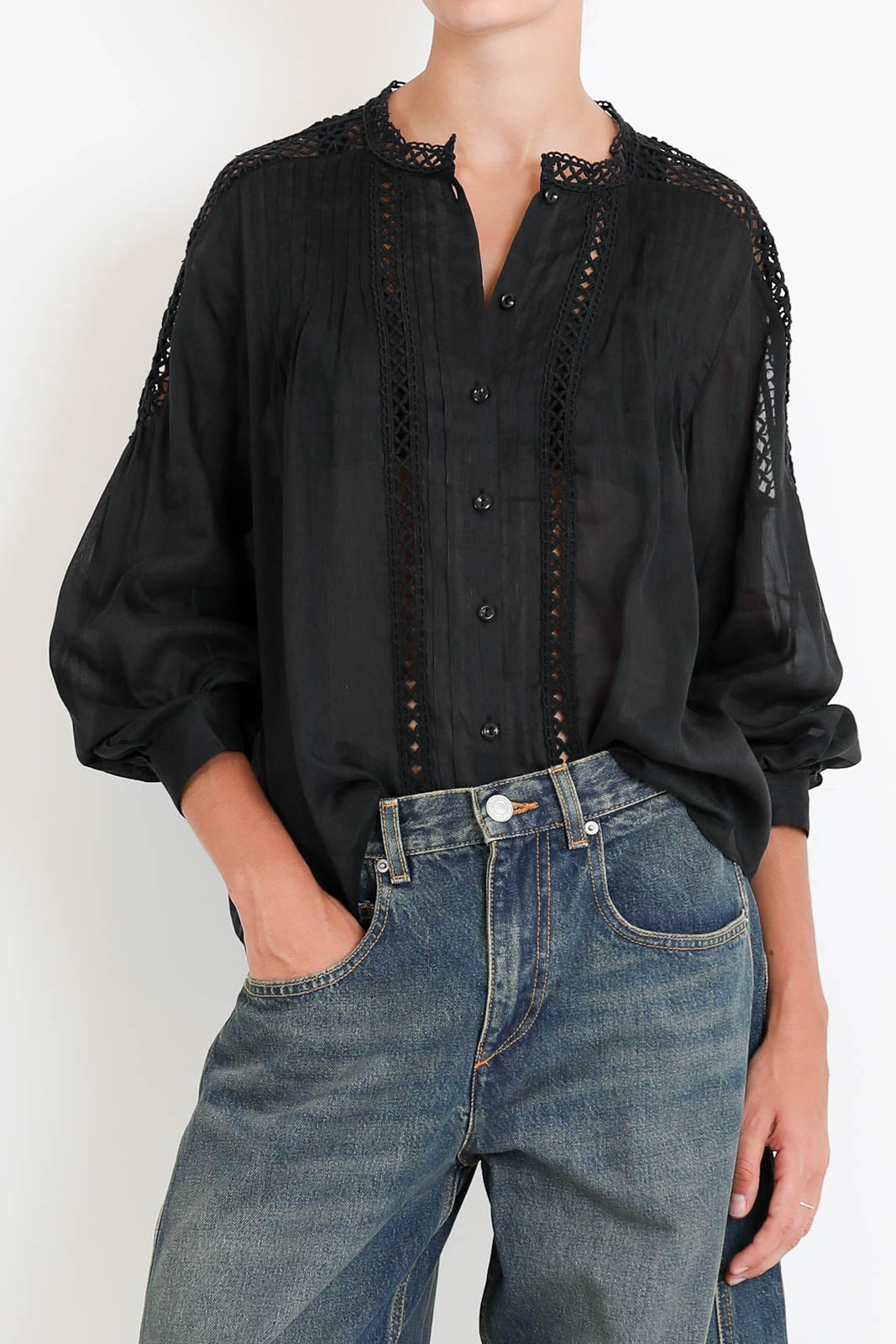 Marant Etoile, Bluse Polda in Schwarz