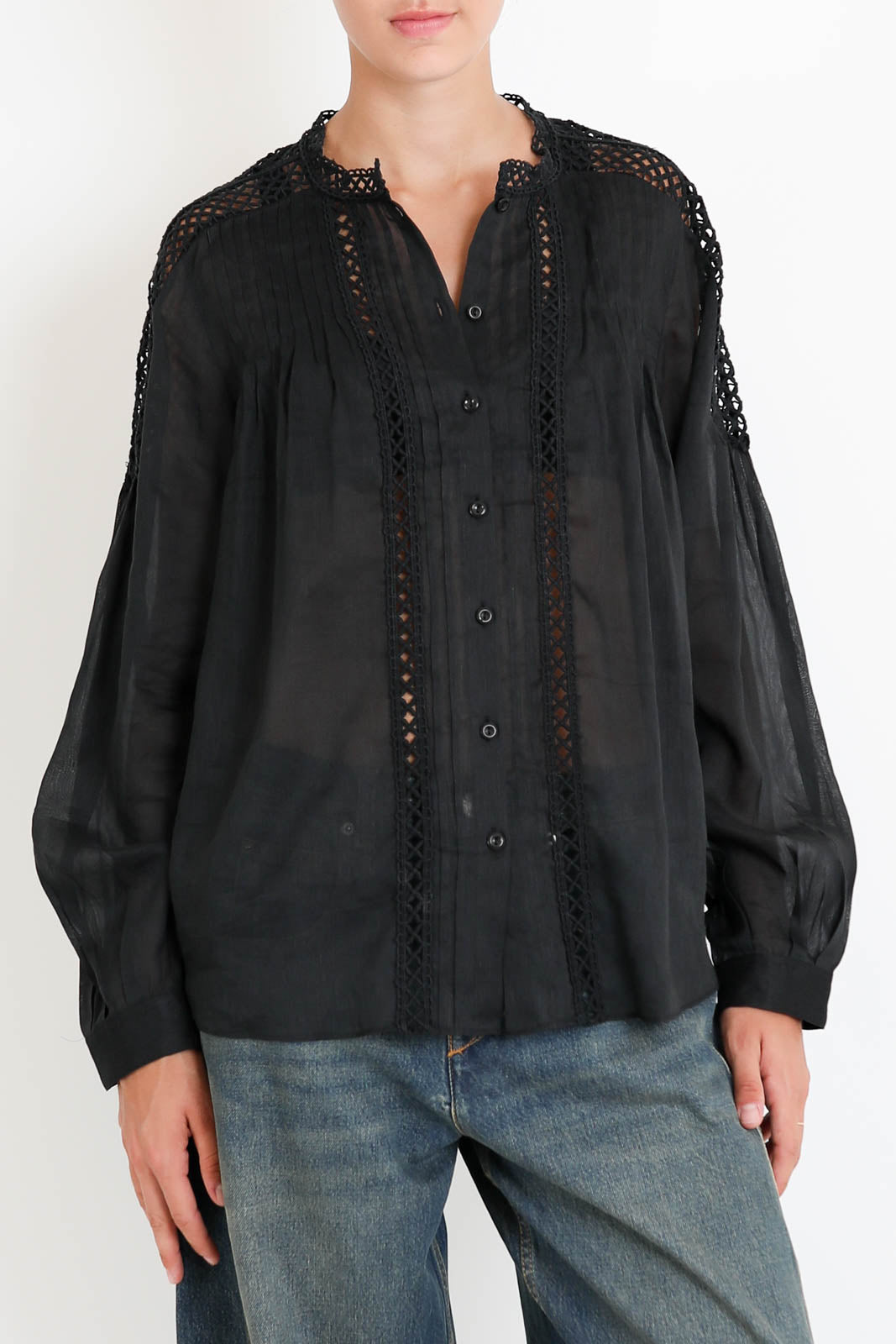 Marant Etoile, Bluse Polda in Schwarz