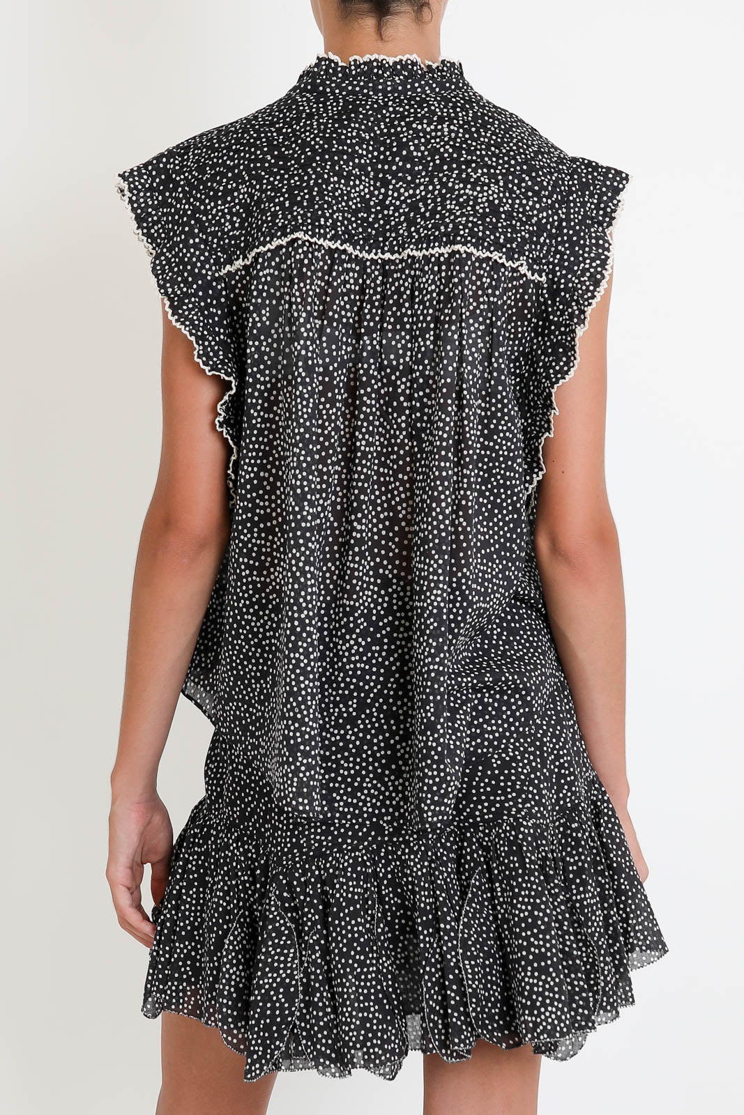 Marant Etoile, Bluse Dersia in Black/Ecru
