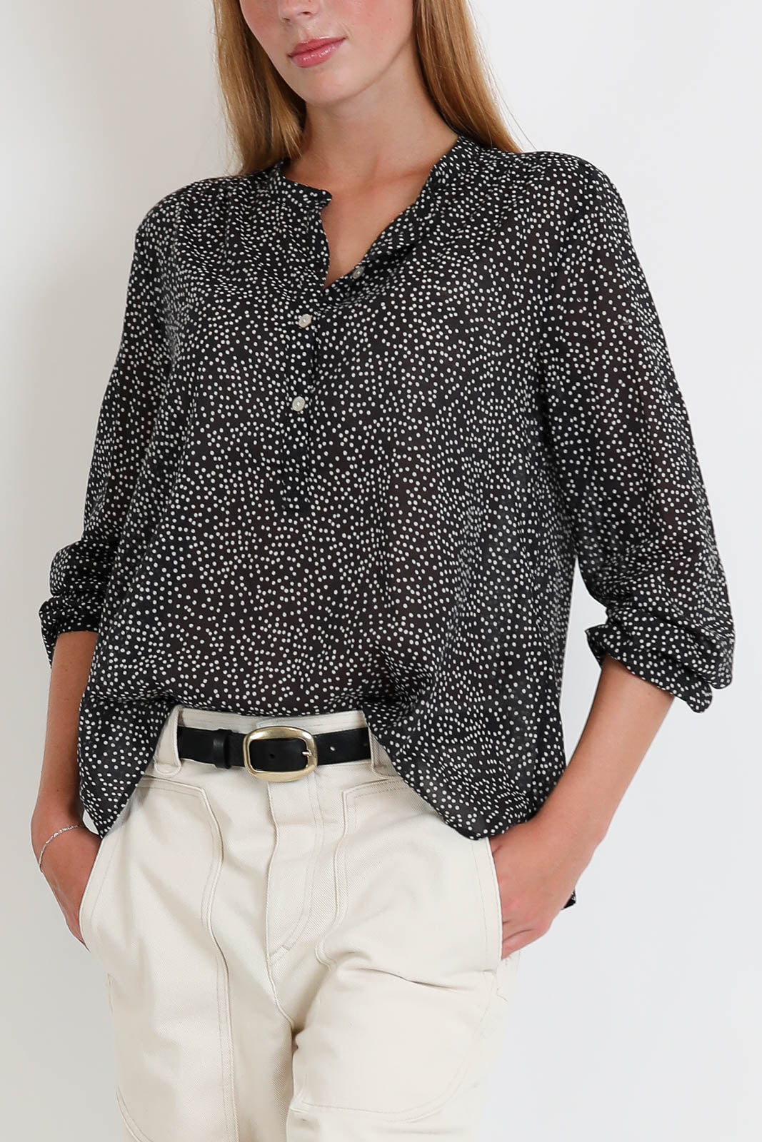 Marant Étoile, Bluse Maria in Black/Ecru
