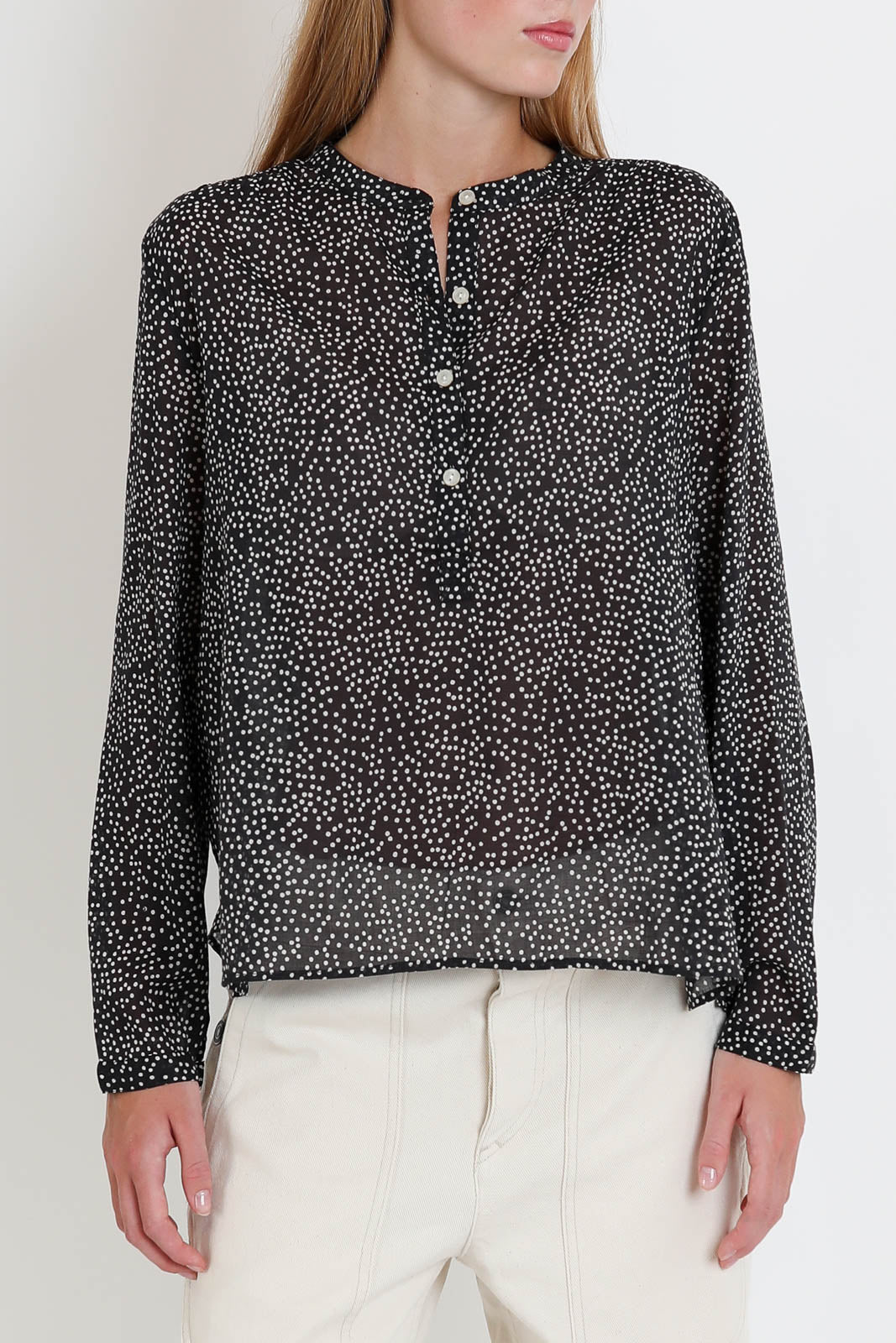 Marant Étoile, Bluse Maria in Black/Ecru