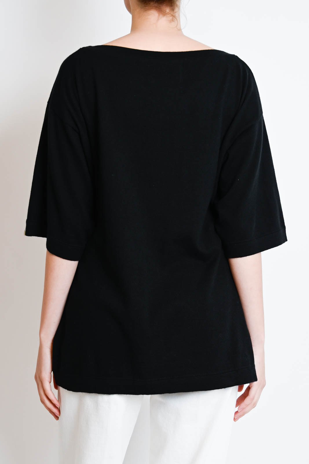 Extreme Cashmere, Pullover Collum in Raven