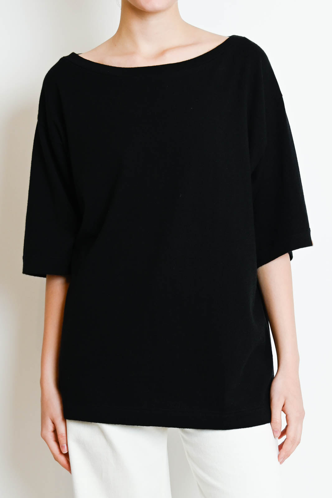 Extreme Cashmere, Pullover Collum in Raven