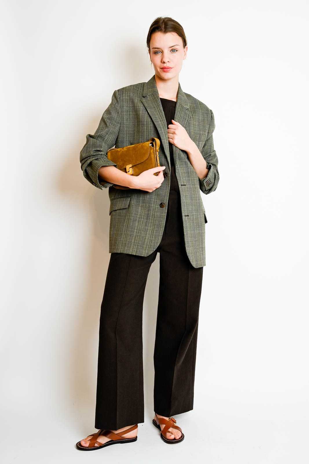 Soeur, Blazer Hermosa in Marron/Vert