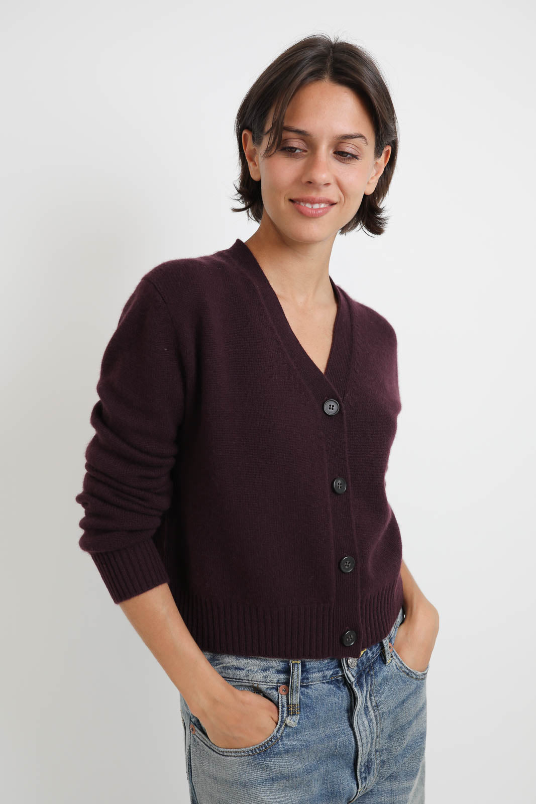 Cardigan Marion in Mahogany