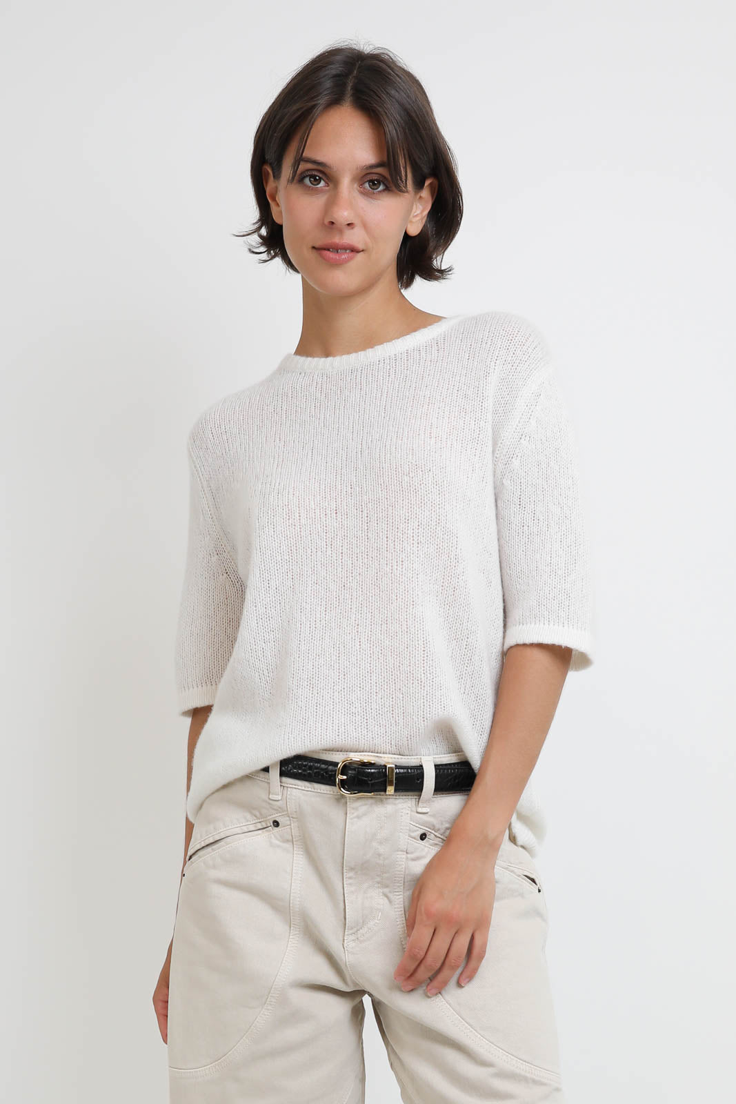 T-Shirt Cecelia in Cream