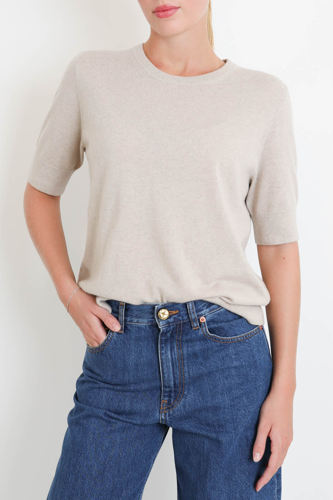 Arch4, Pullover Logan Crew in Feather