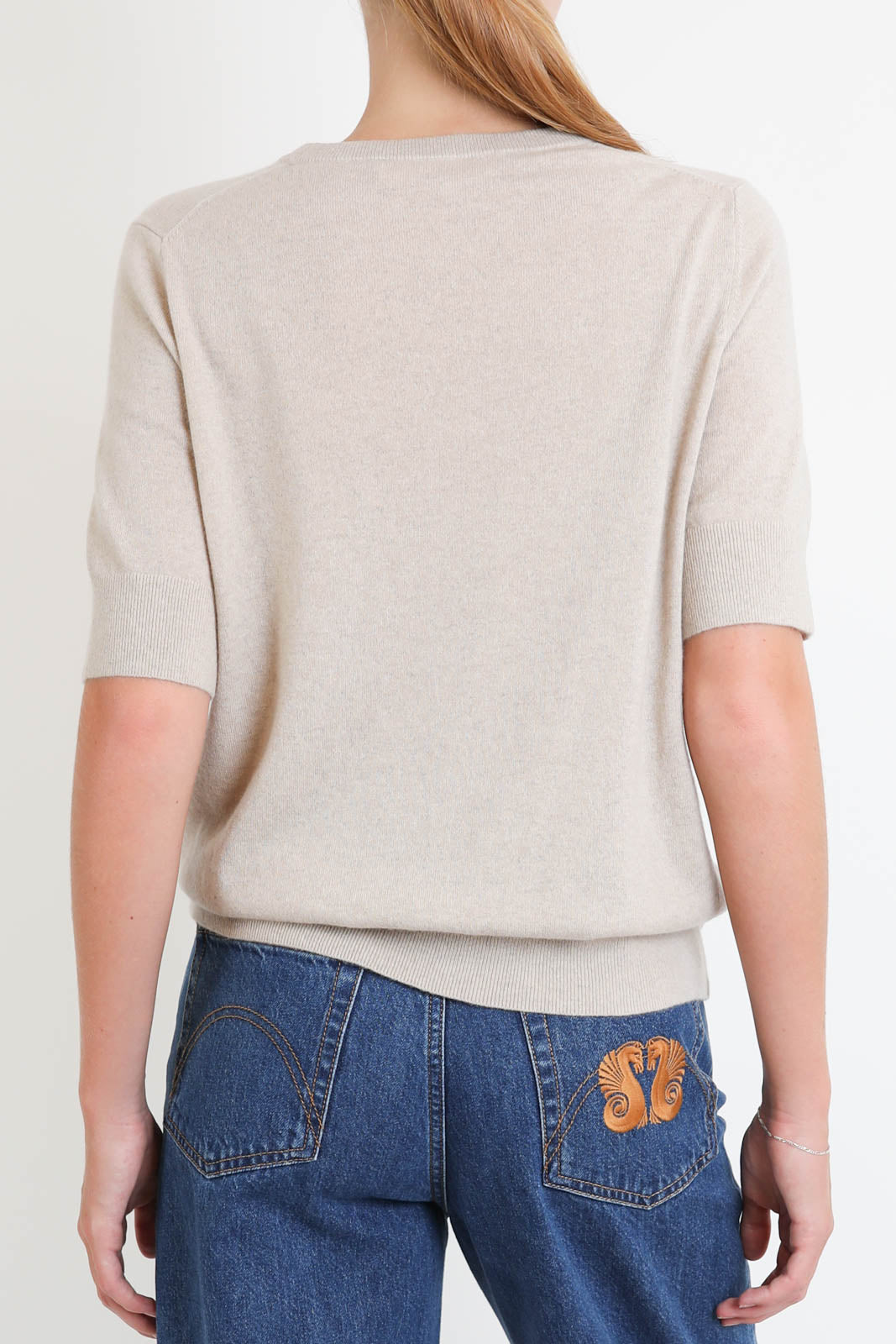Arch4, Pullover Logan Crew in Feather