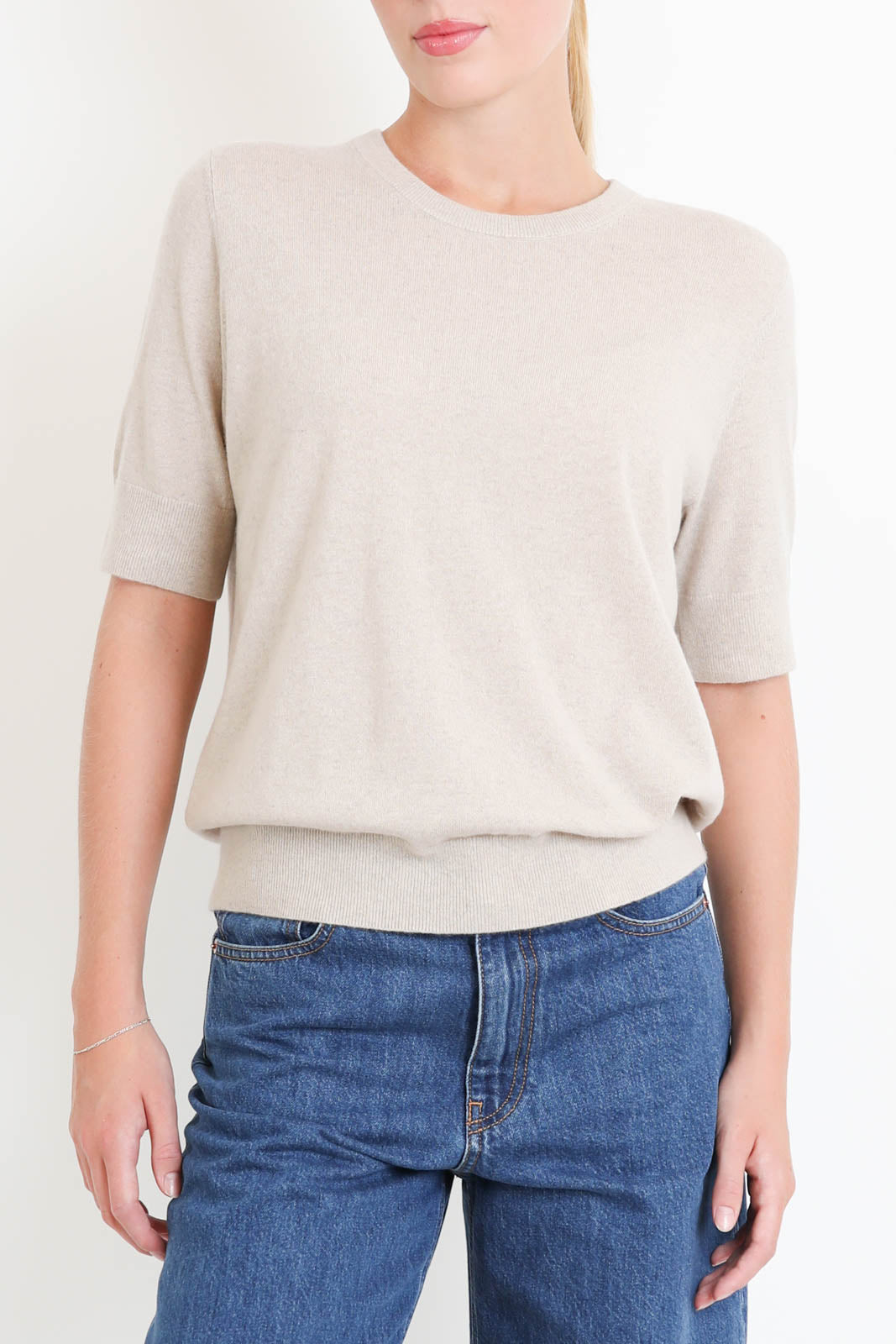 Arch4, Pullover Logan Crew in Feather