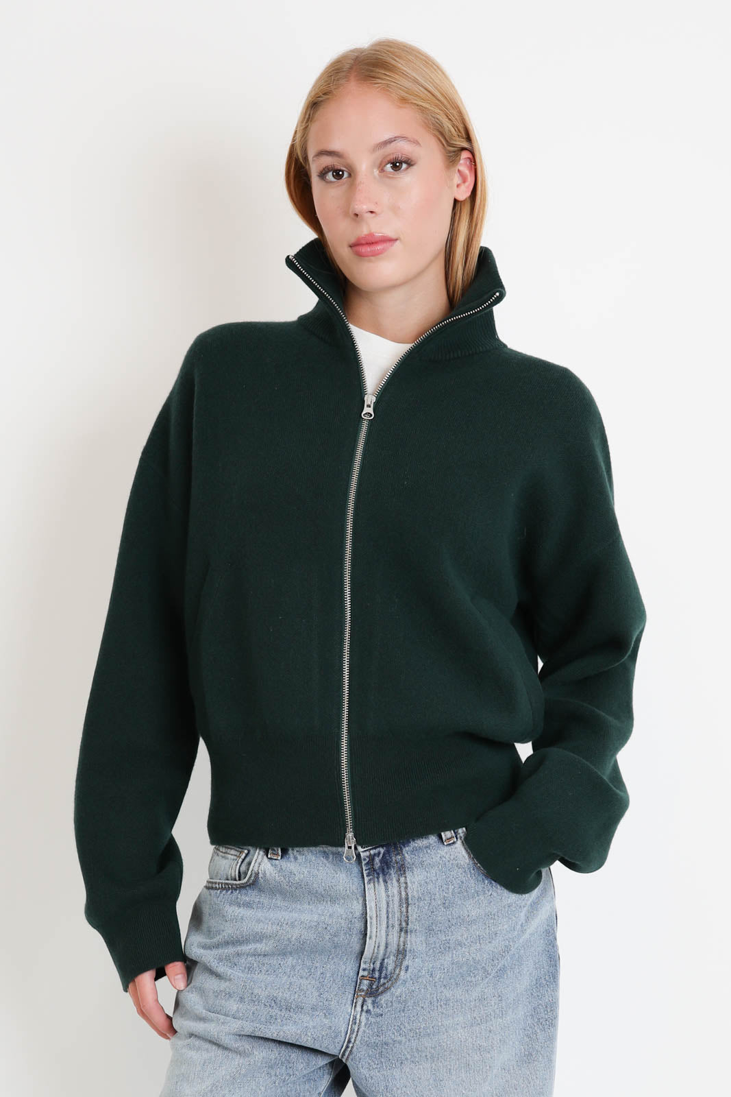 Extreme Cashmere, Cardigan Xtra Cute in Forest

