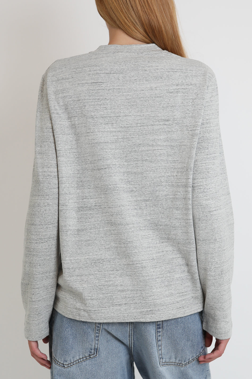 Rohe, Sweatshirt Japanese Mouline in Grau