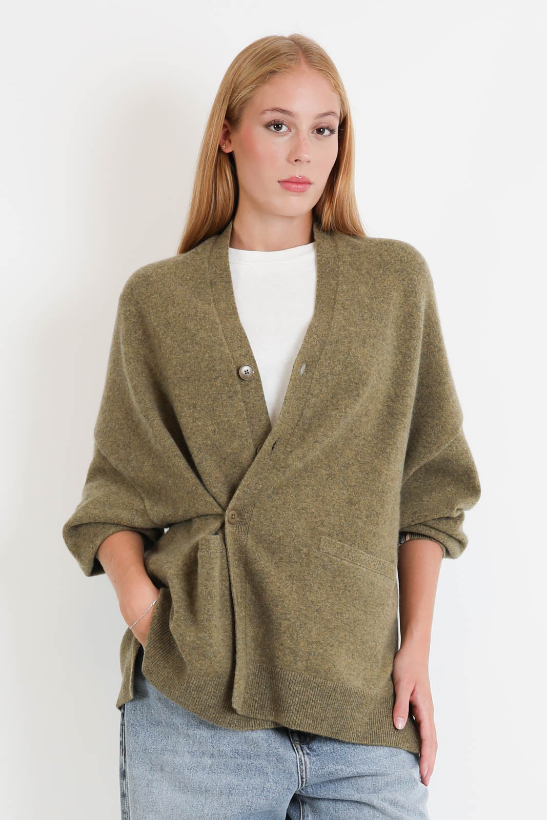Extreme Cashmere, Cardigan Tokio in Hunter