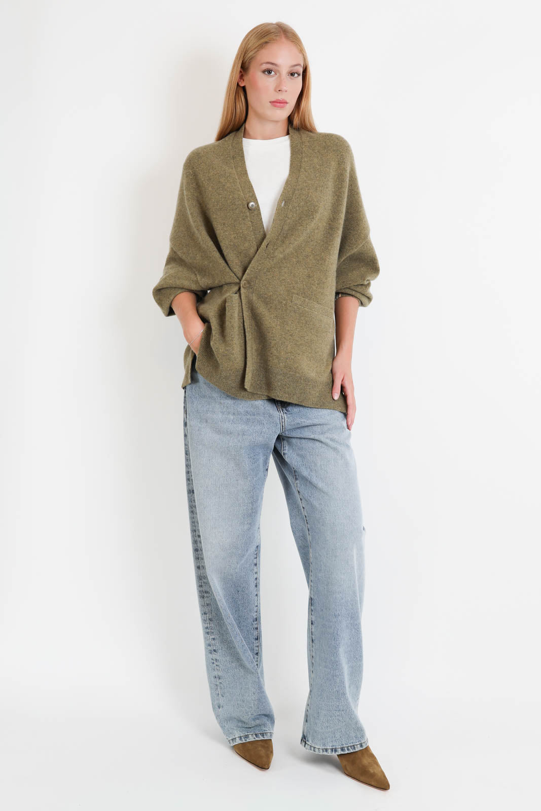 Extreme Cashmere, Cardigan Tokio in Hunter