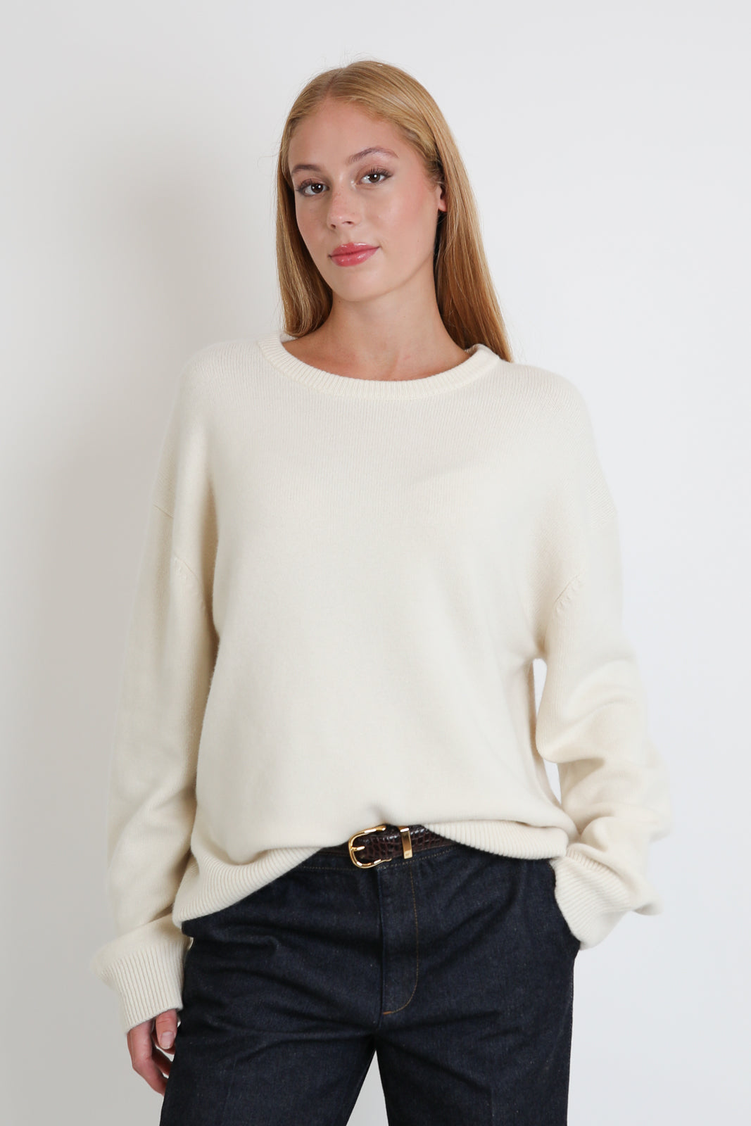 Extreme Cashmere, Pullover Mike in Cream